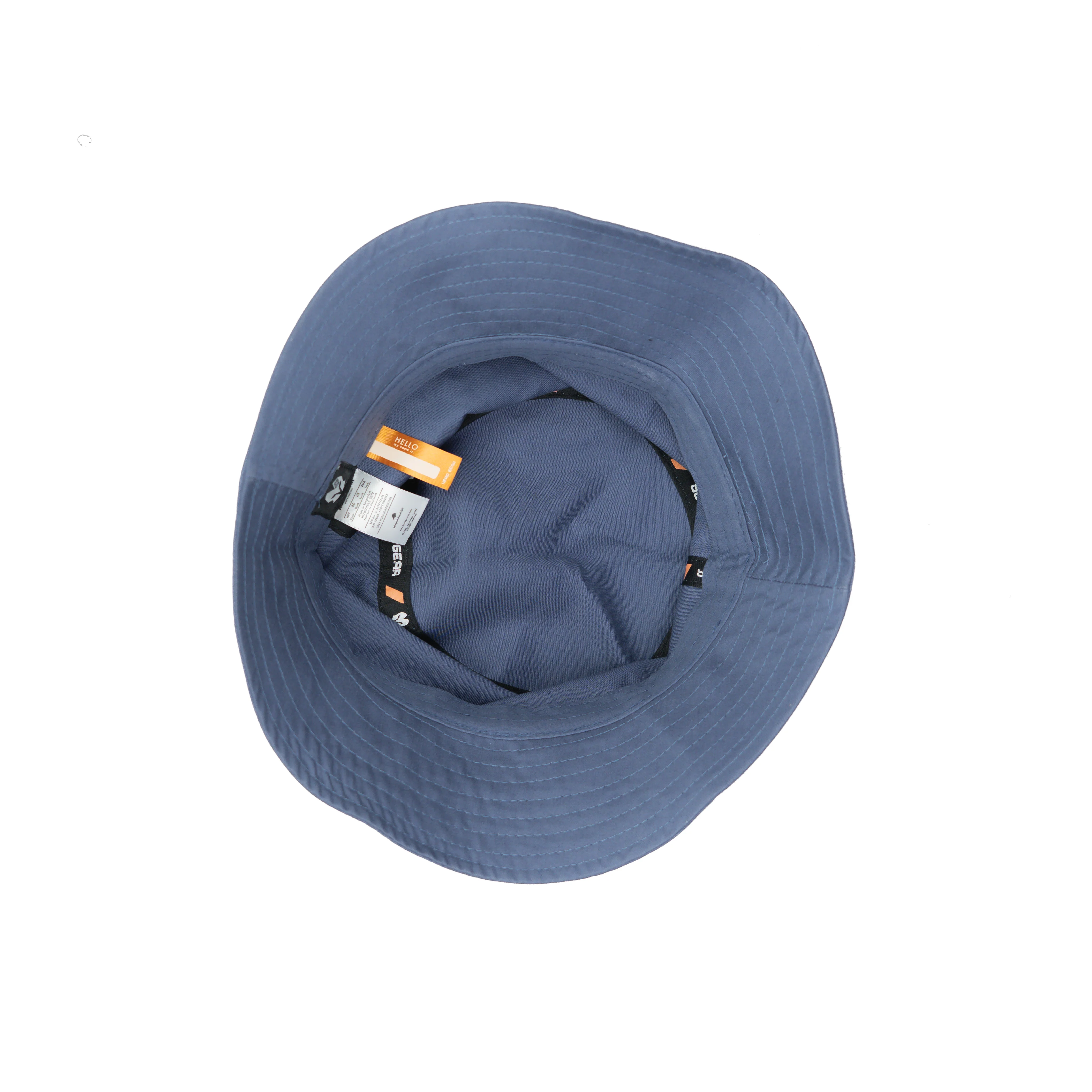 HEAD GEAR BASIC BLUE GREY BUCKET HAT - Image 4