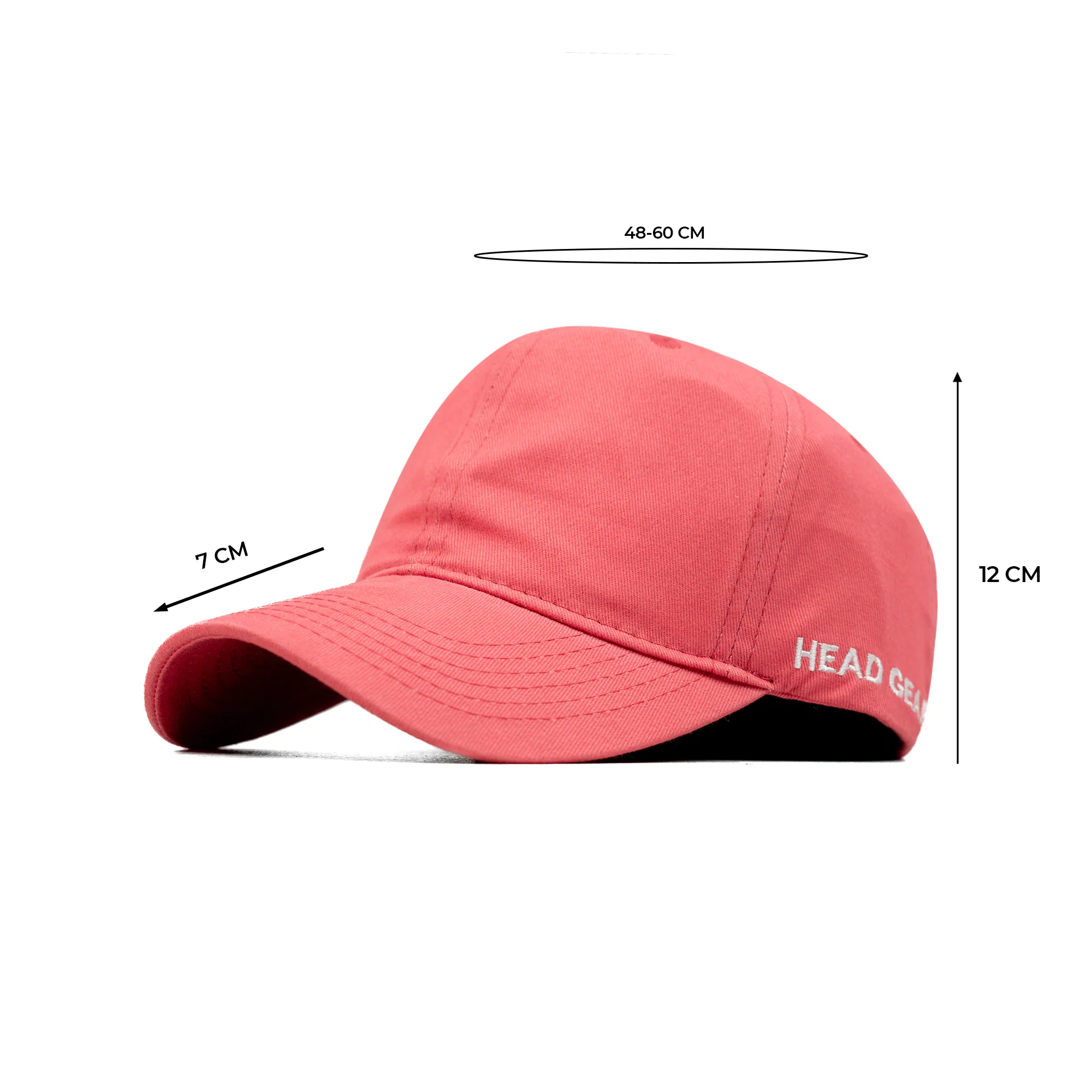 HEAD GEAR BASIC SALMON PINK CAP - Image 4