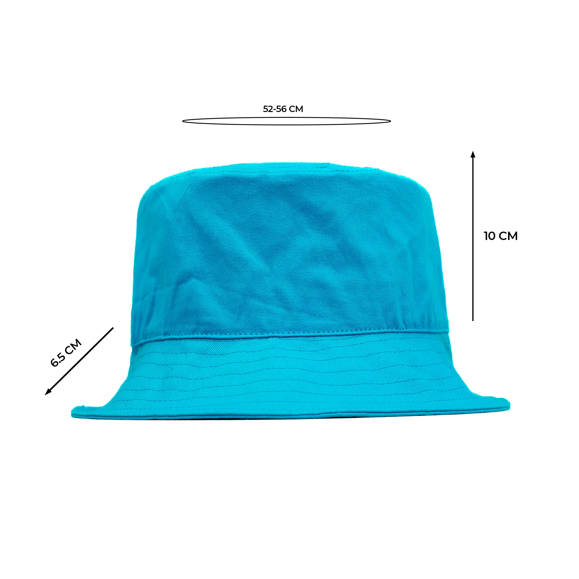 HEAD GEAR BASIC SKY BLUE BUCKET HAT - Image 5