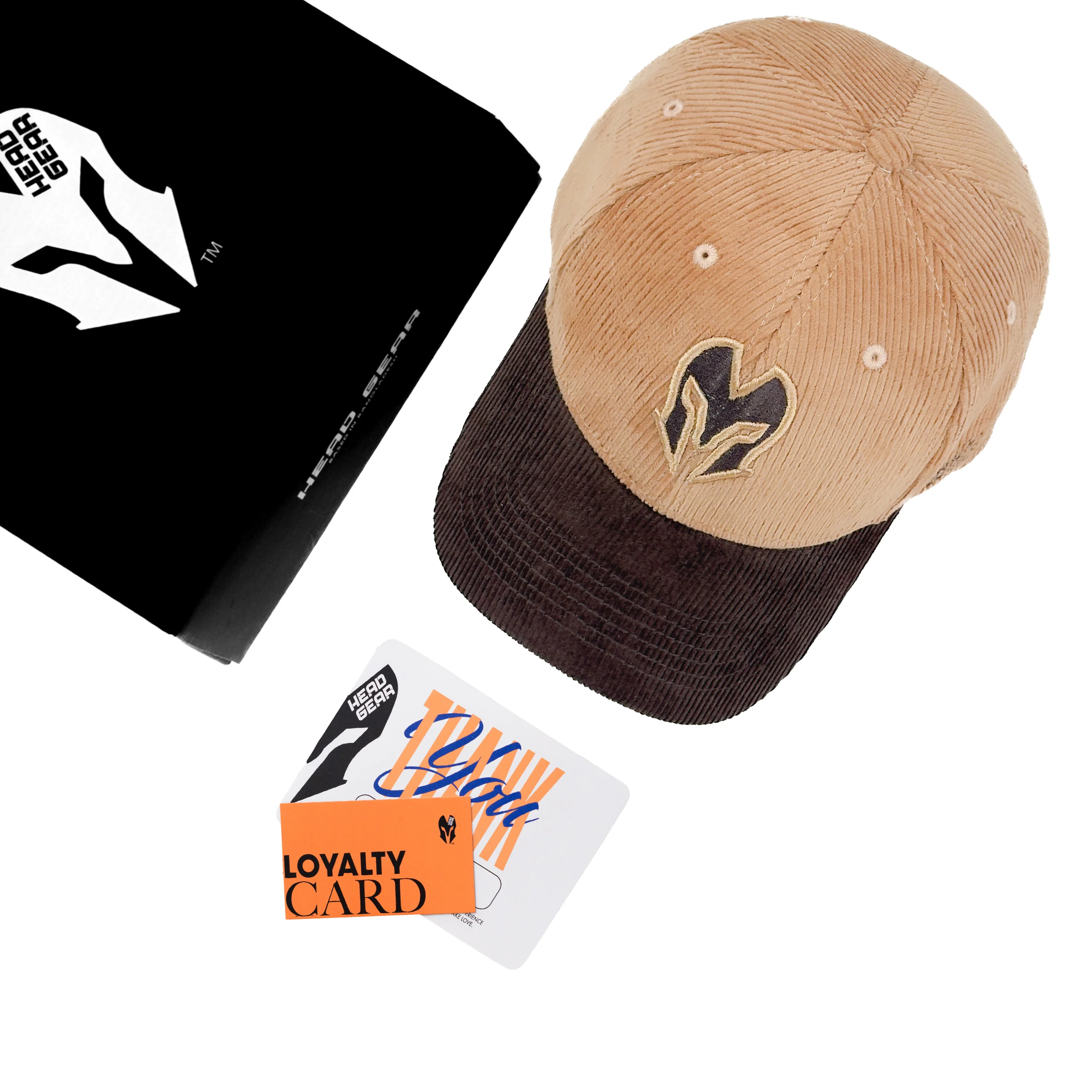HEAD GEAR BEIGE REDEFINED CORD CAP - Image 2