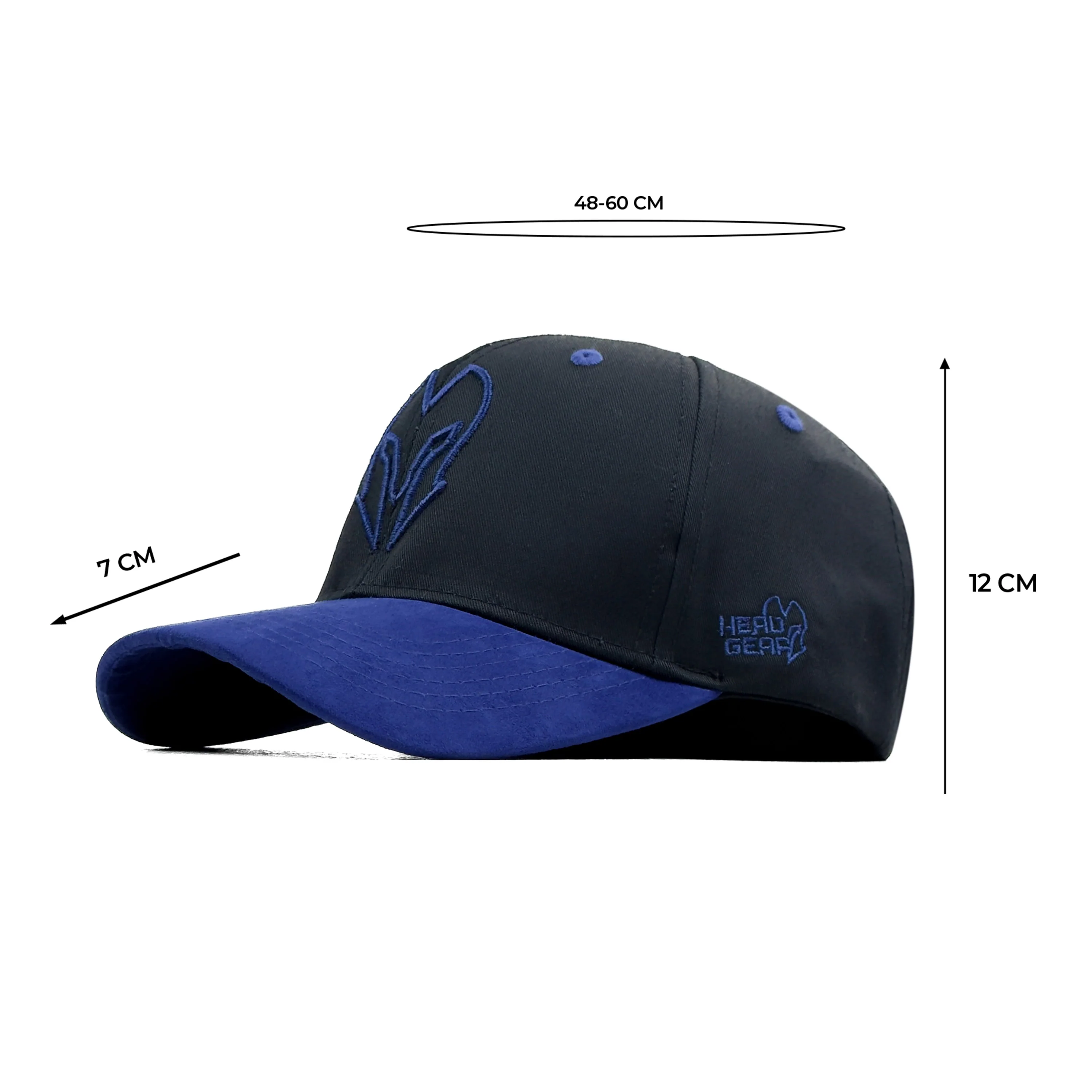 HEAD GEAR BLACK AND BRIGHT BLUE REDEFINED CAP - Image 7
