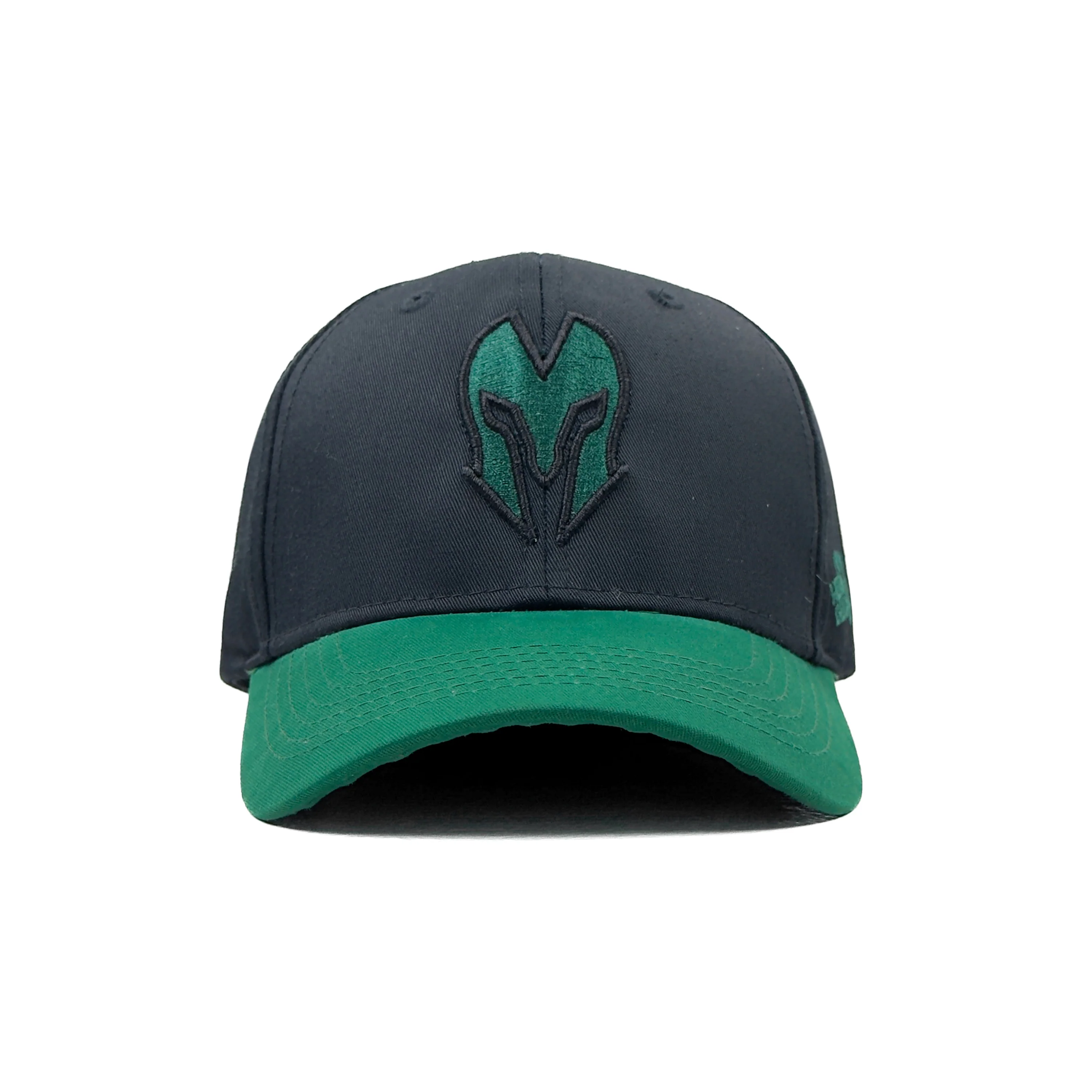 HEAD GEAR BLACK AND GREEN REDEFINED TWILL CAP - Image 4