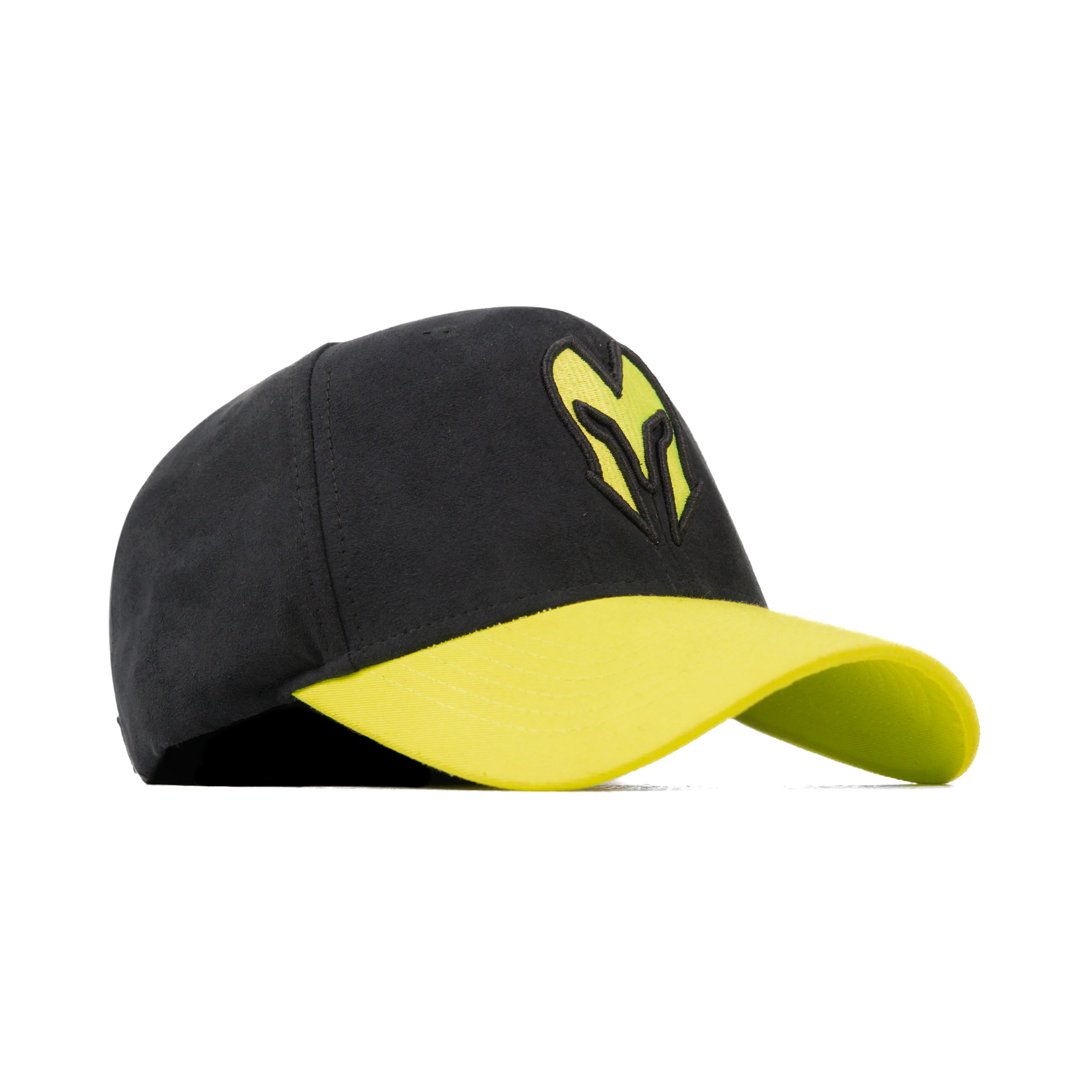 HEAD GEAR BLACK AND NEON REDEFINED SUEDE CAP - Image 3