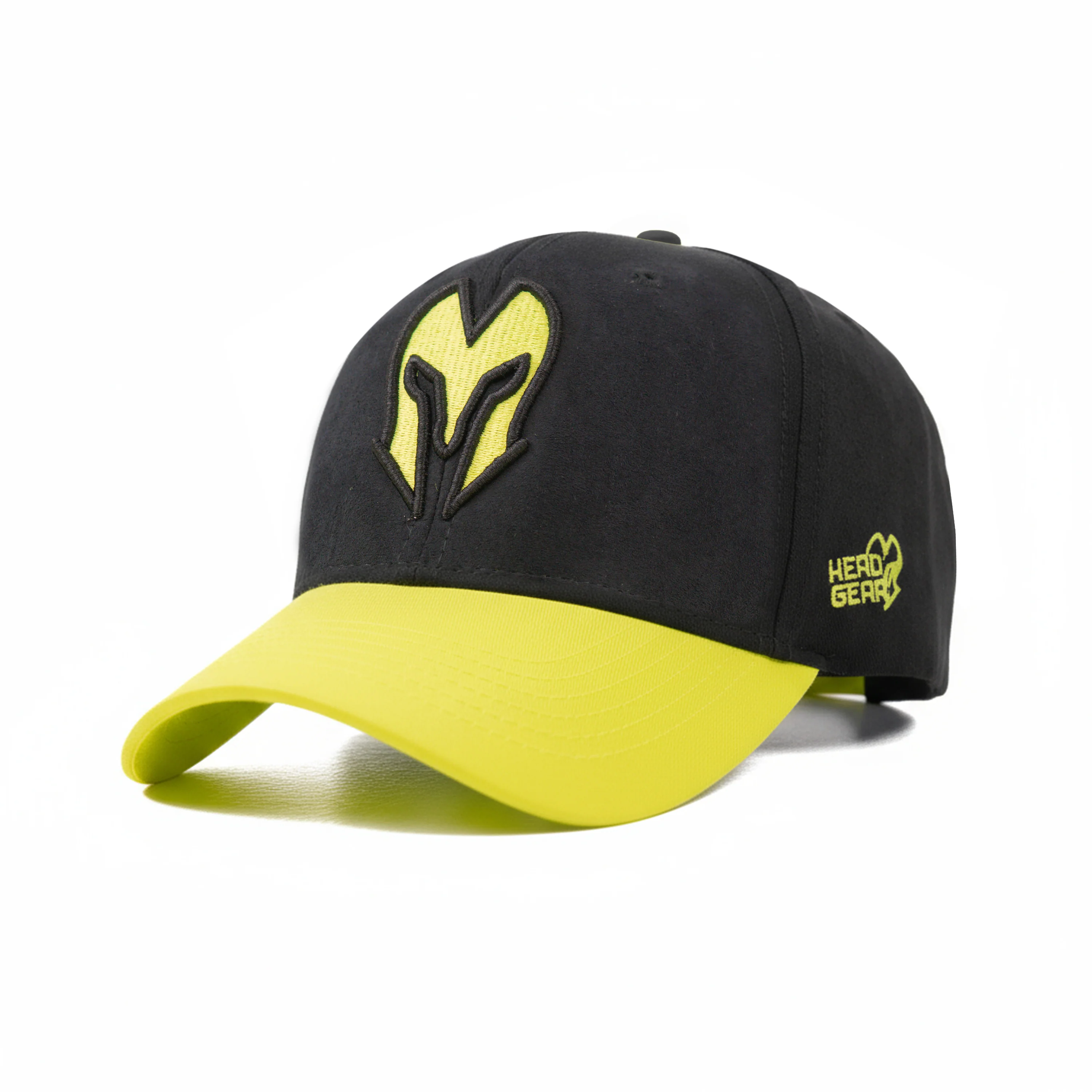 HEAD GEAR BLACK AND NEON REDEFINED SUEDE CAP - Image 5