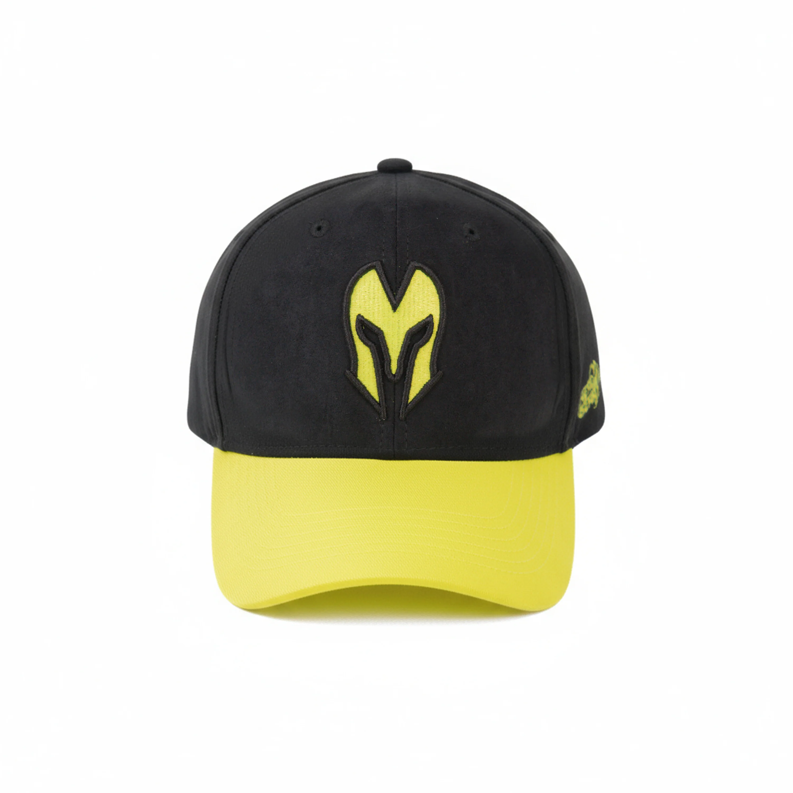 HEAD GEAR BLACK AND NEON REDEFINED SUEDE CAP - Image 8
