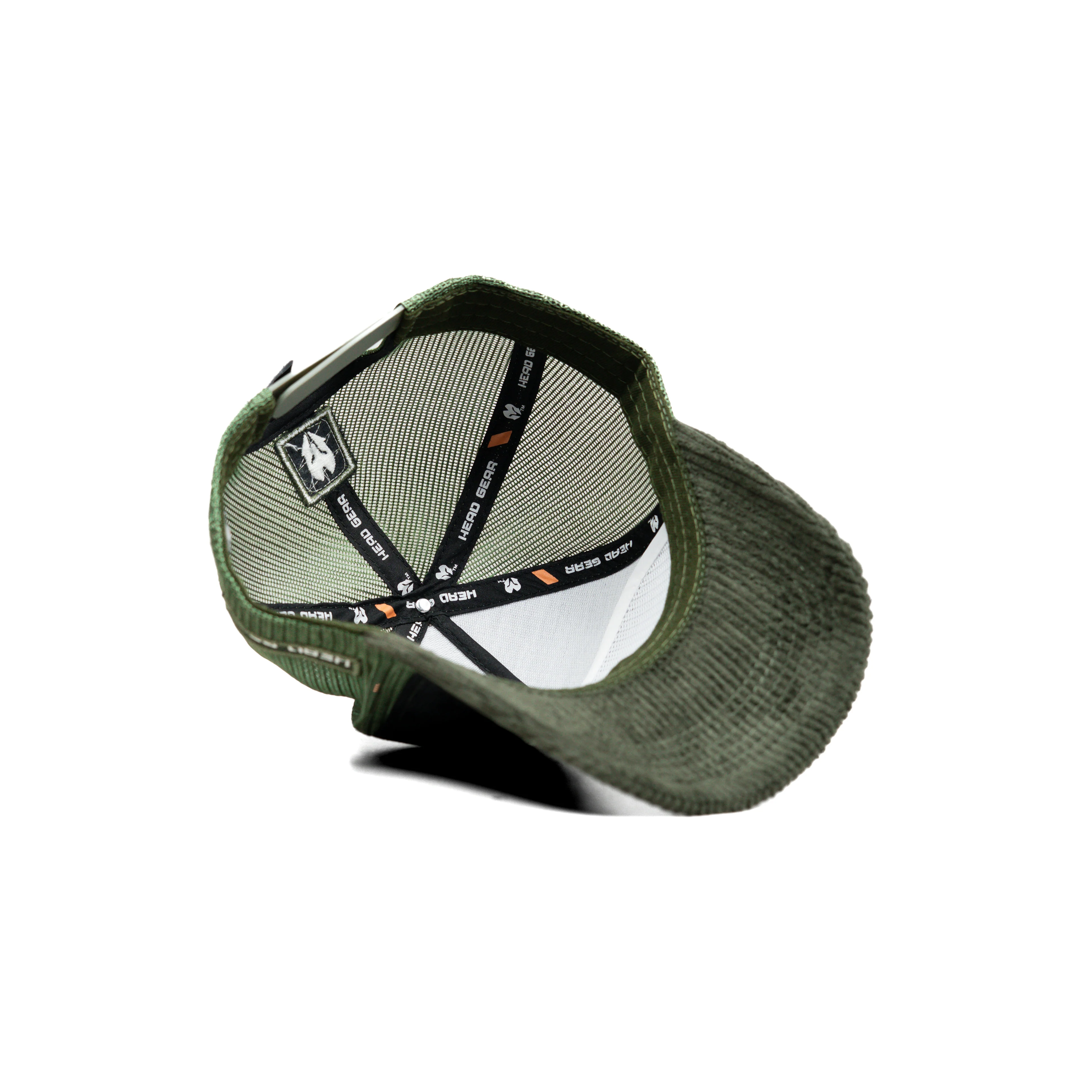 HEAD GEAR BLACK AND OLIVE DUAL TONE TRUCKER CAP - Image 12