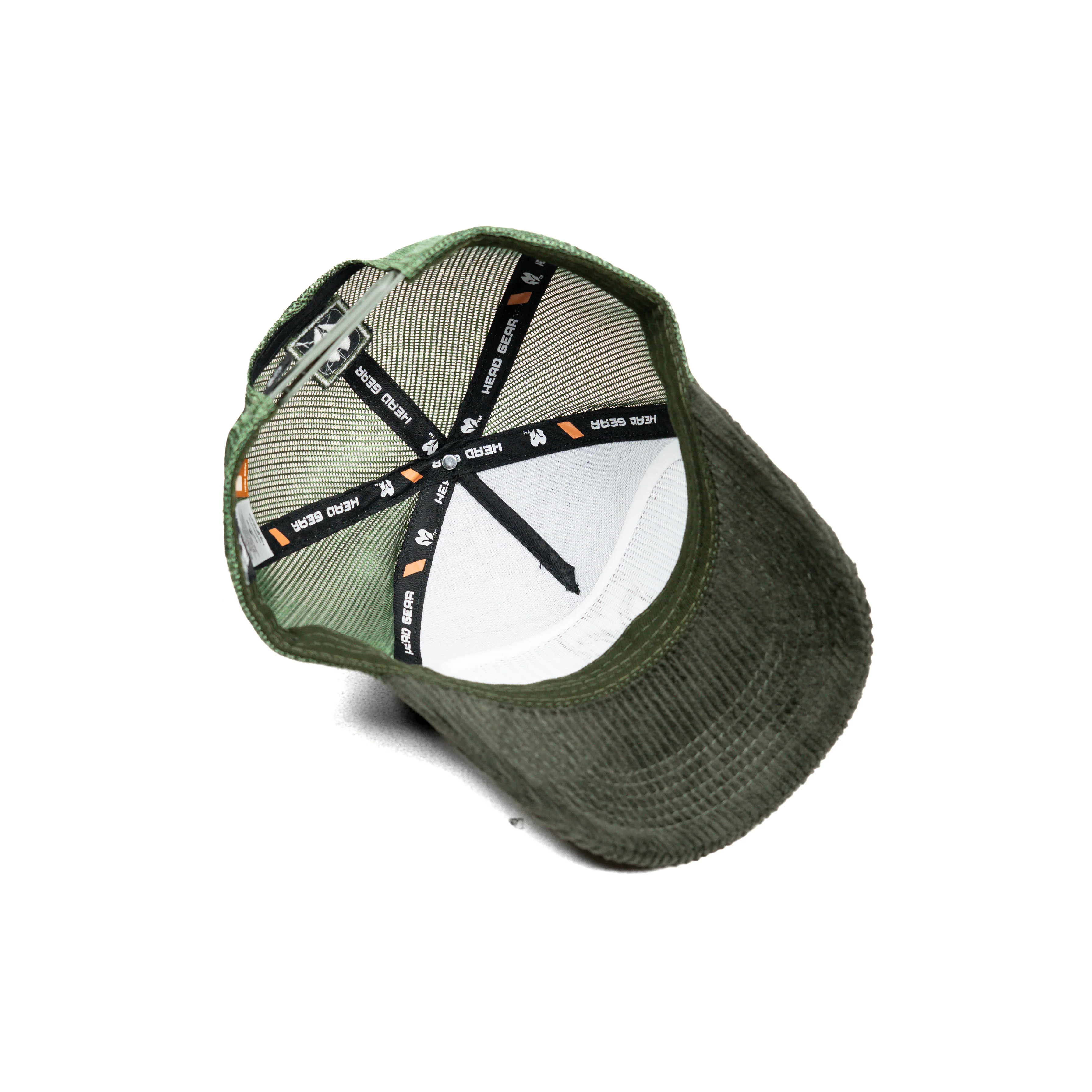 HEAD GEAR BLACK AND OLIVE DUAL TONE TRUCKER CAP - Image 13