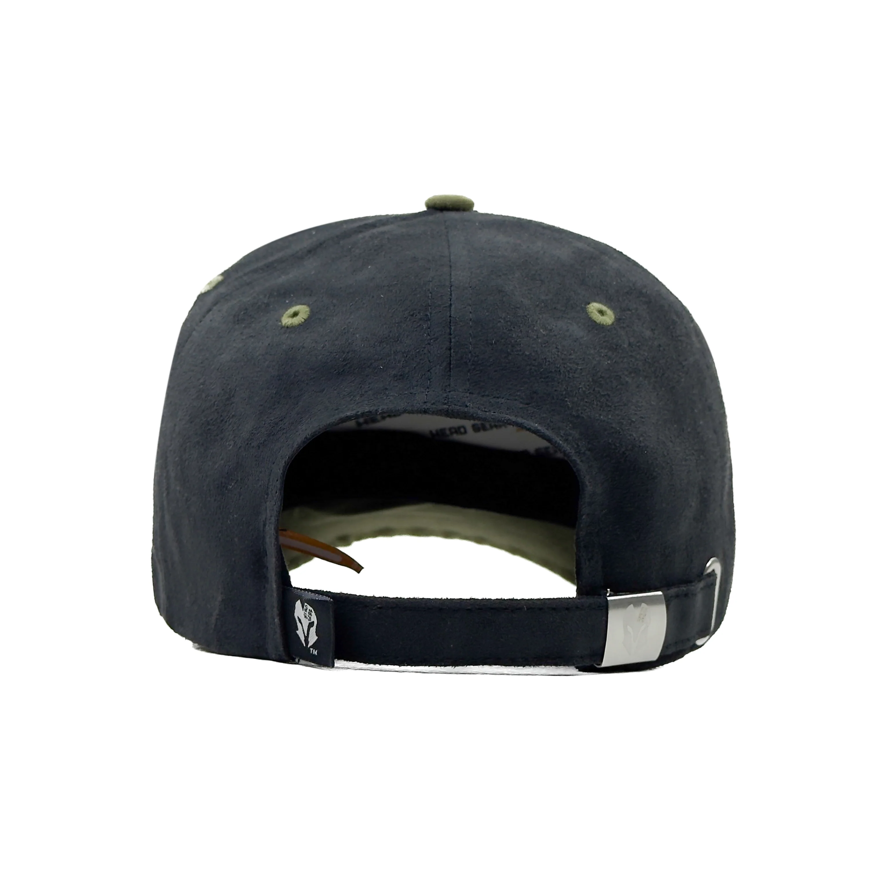 HEAD GEAR BLACK AND OLIVE REDEFINED SUEDE CAP - Image 5
