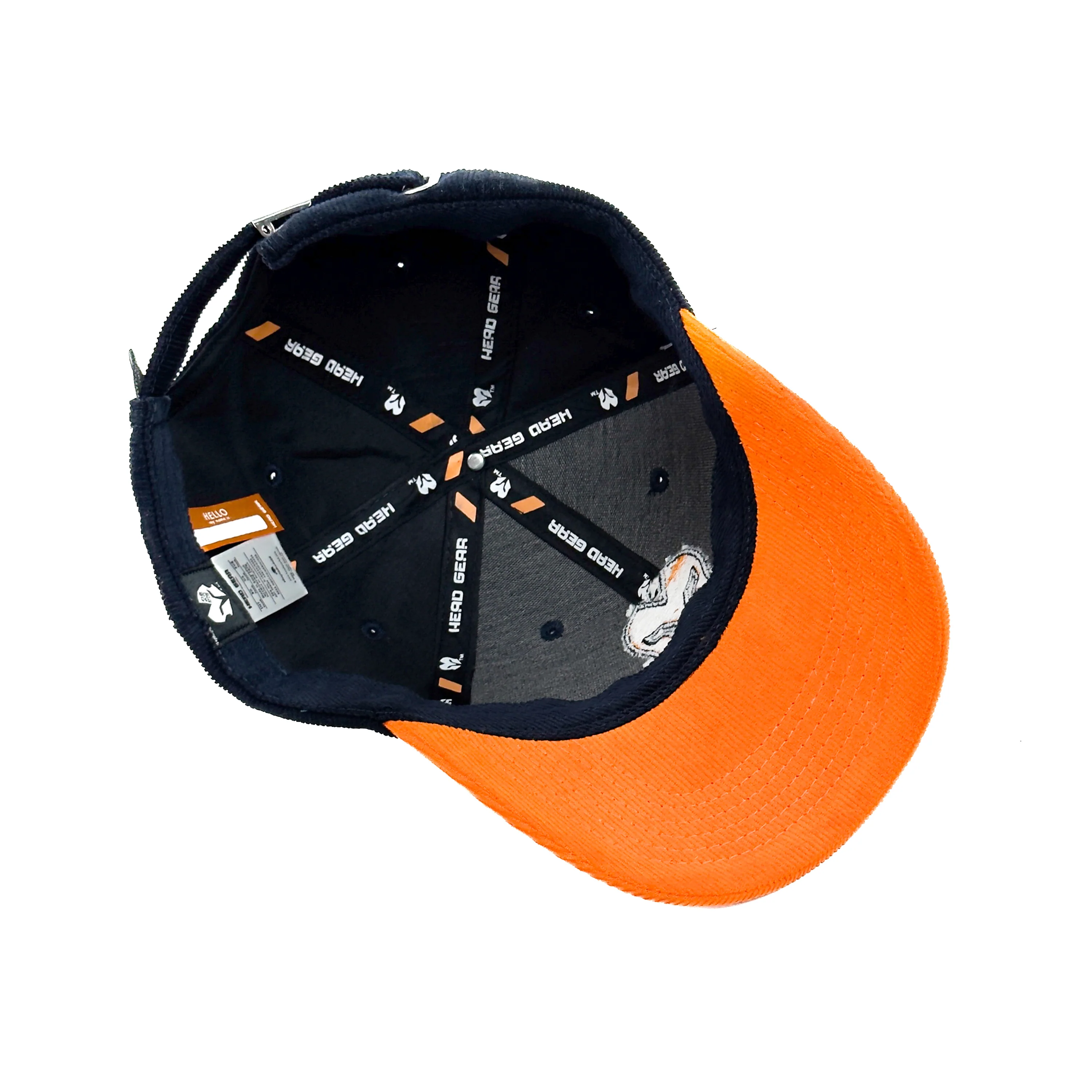 HEAD GEAR BLACK AND ORANGE REDEFINED CORD CAP - Image 12