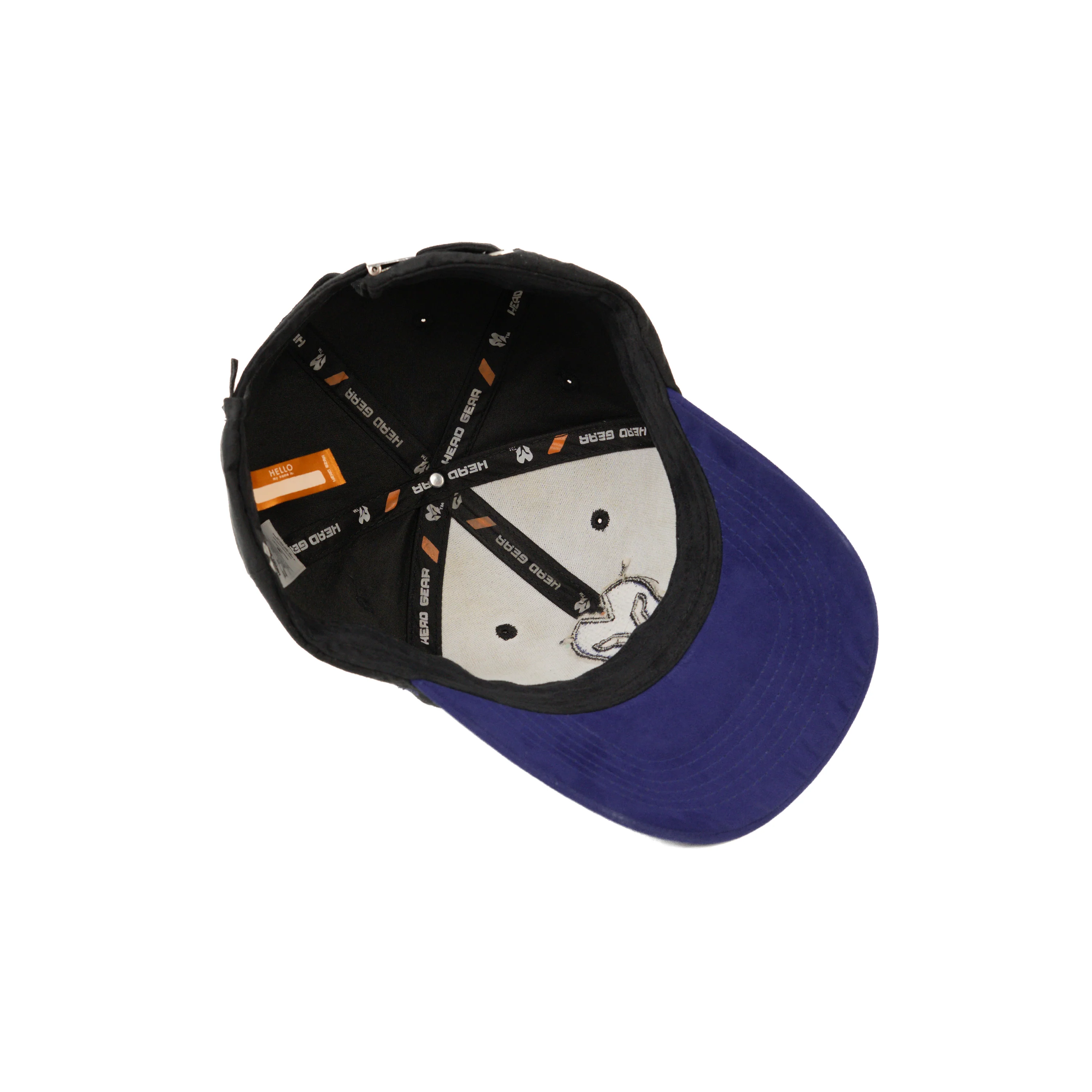HEAD GEAR BLACK AND PURPLE REDEFINED SUEDE CAP - Image 13