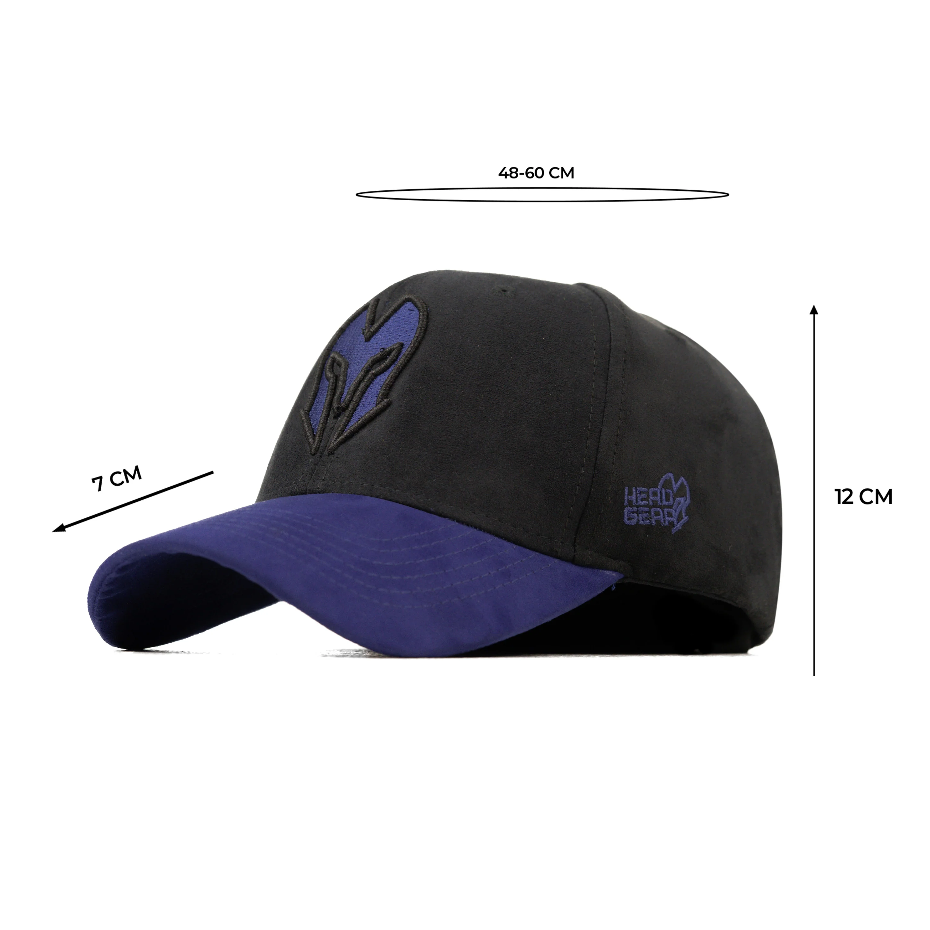 HEAD GEAR BLACK AND PURPLE REDEFINED SUEDE CAP - Image 14