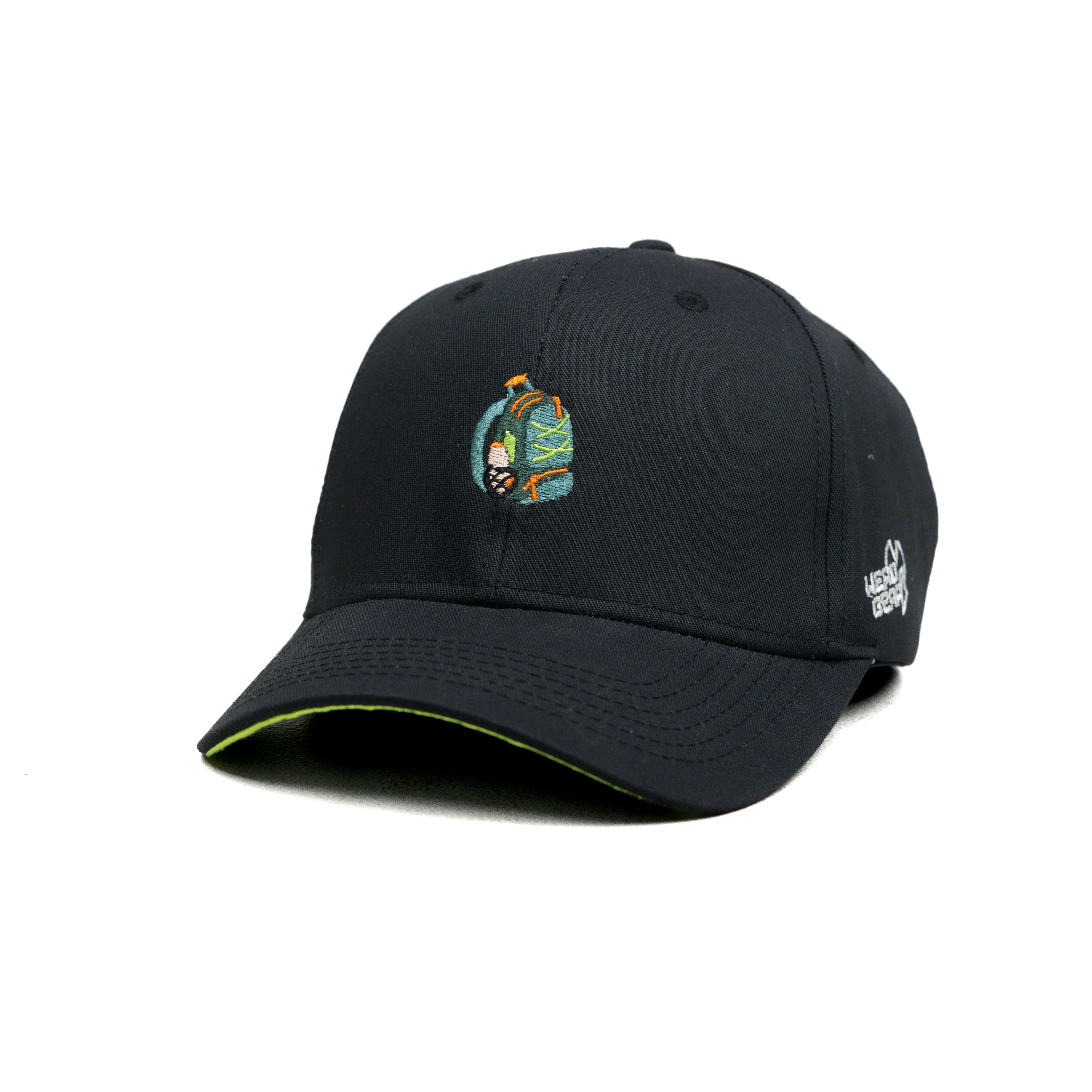 HEAD GEAR BLACK BACKPACK CAP - Image 5
