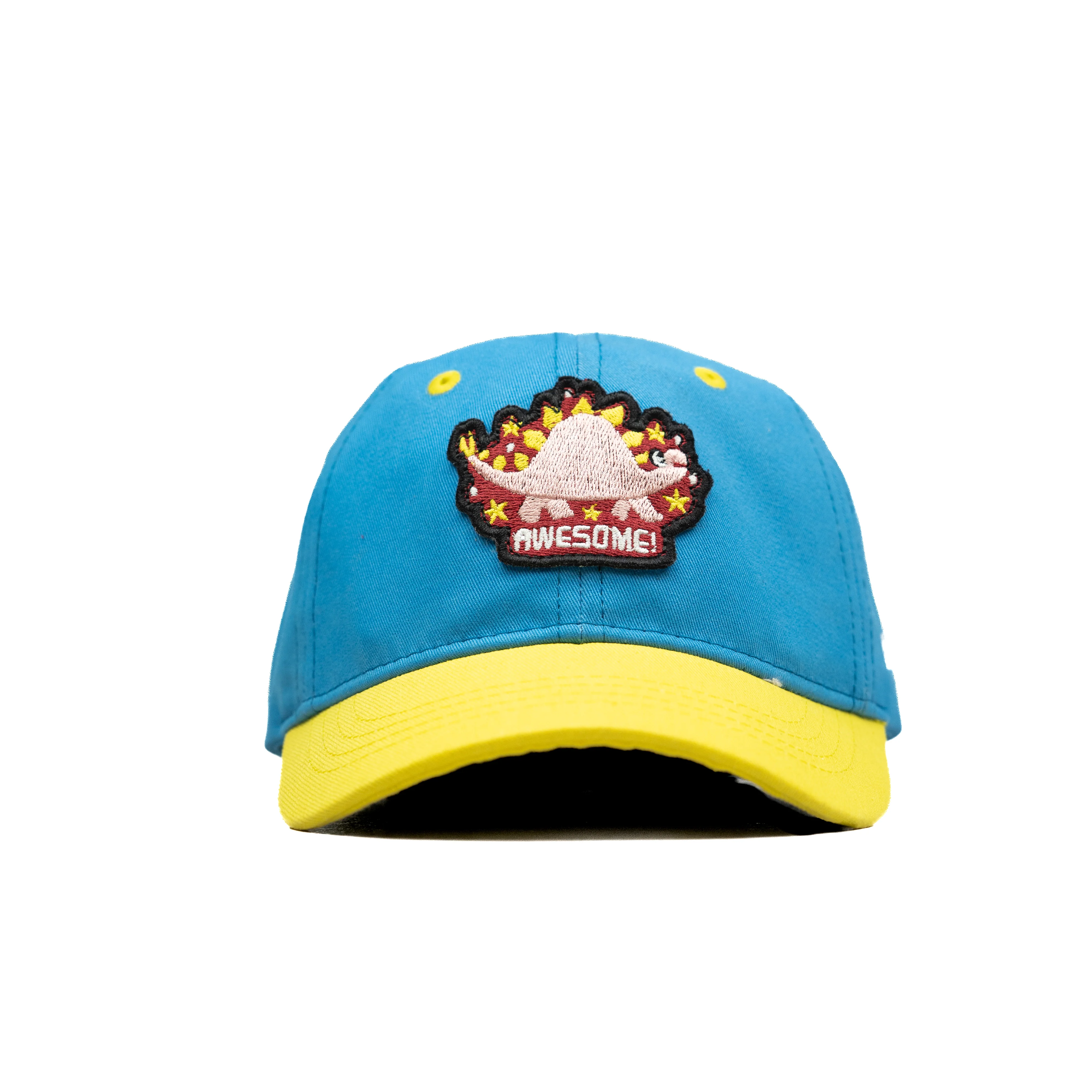 HEAD GEAR BLUE AND YELLOW DINOSAUR EDITION KIDS CAP - Image 4