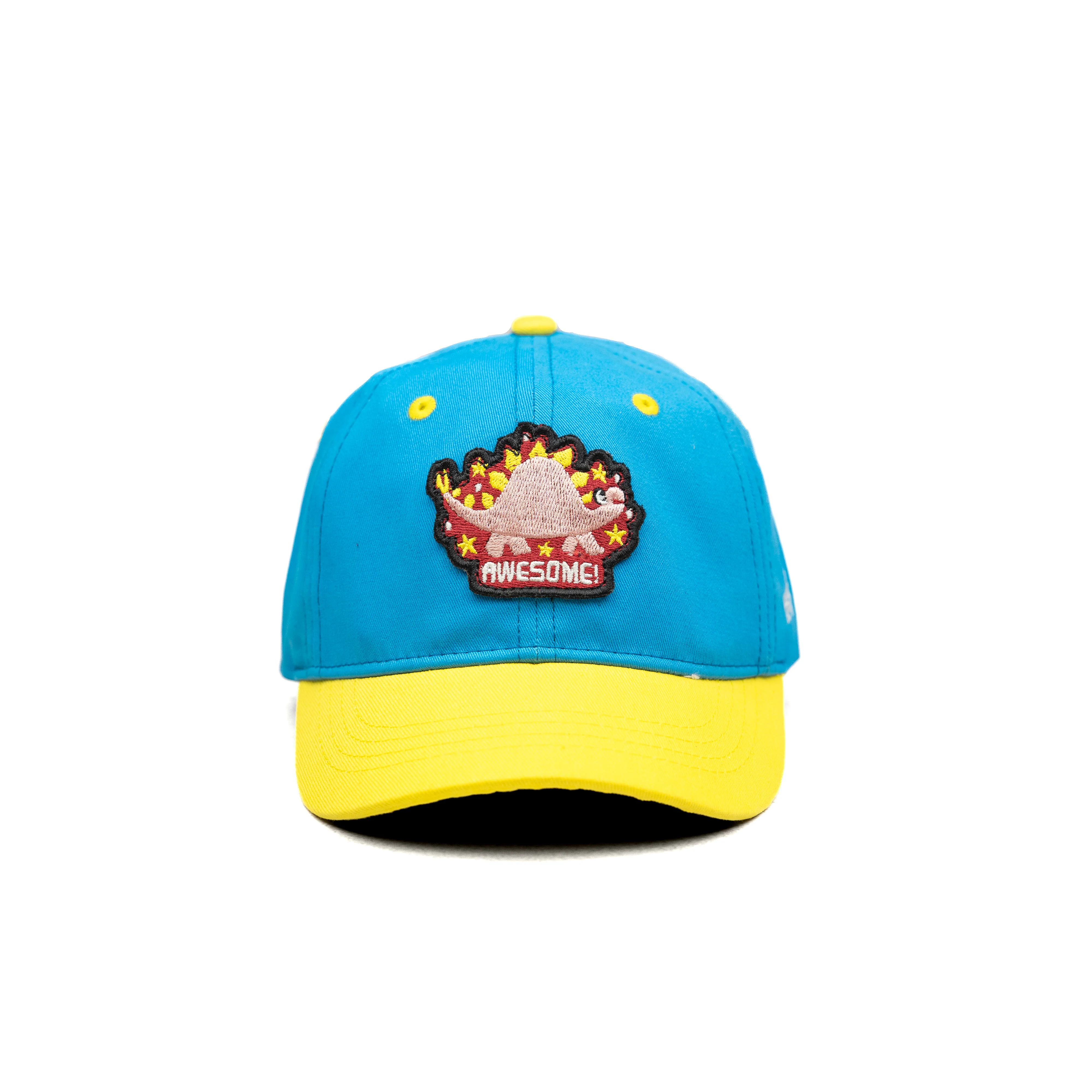HEAD GEAR BLUE AND YELLOW DINOSAUR EDITION KIDS CAP - Image 6