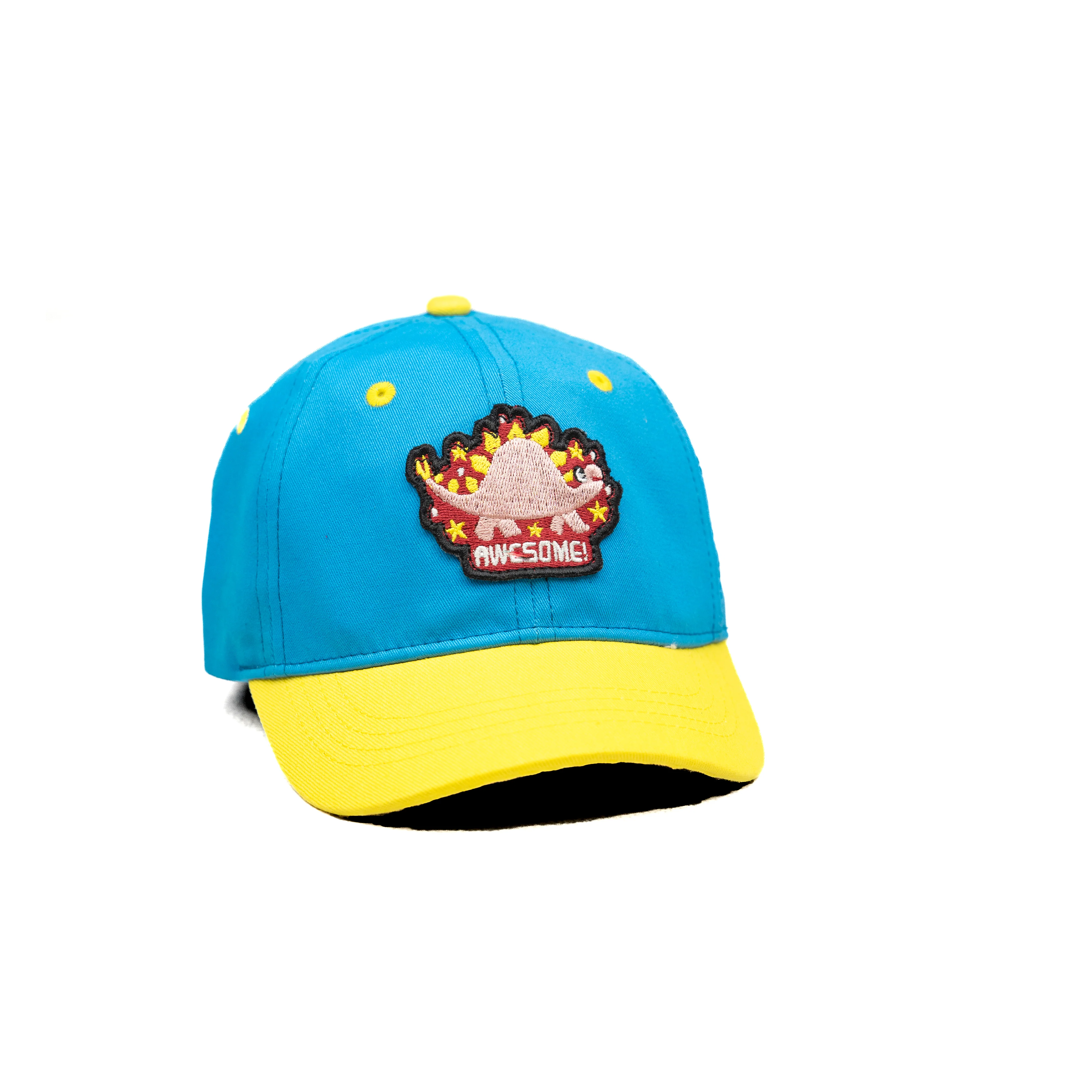 HEAD GEAR BLUE AND YELLOW DINOSAUR EDITION KIDS CAP - Image 7