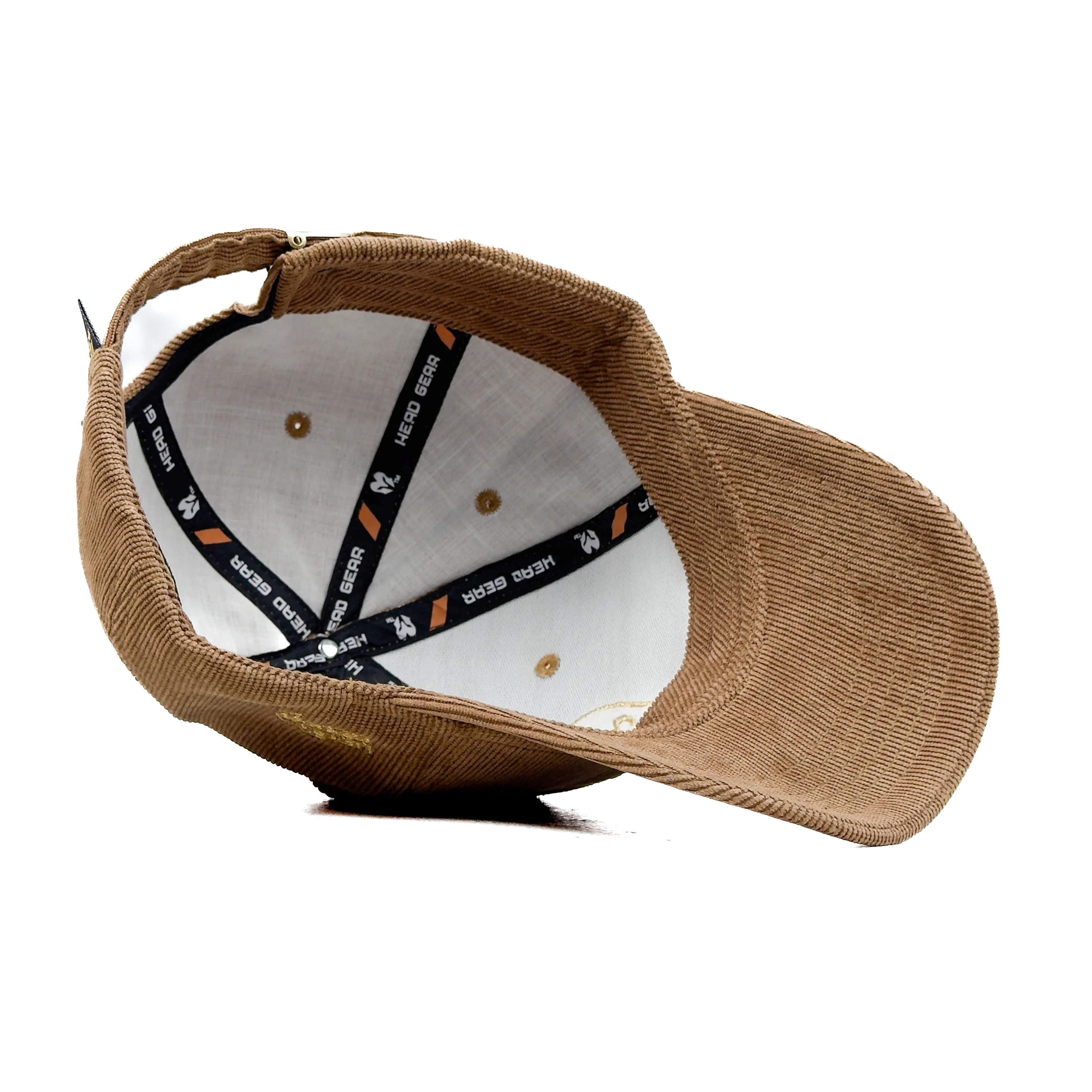 HEAD GEAR BRONZE GOLD SUEDE CORD LIMITED EDITION CAP - Image 13