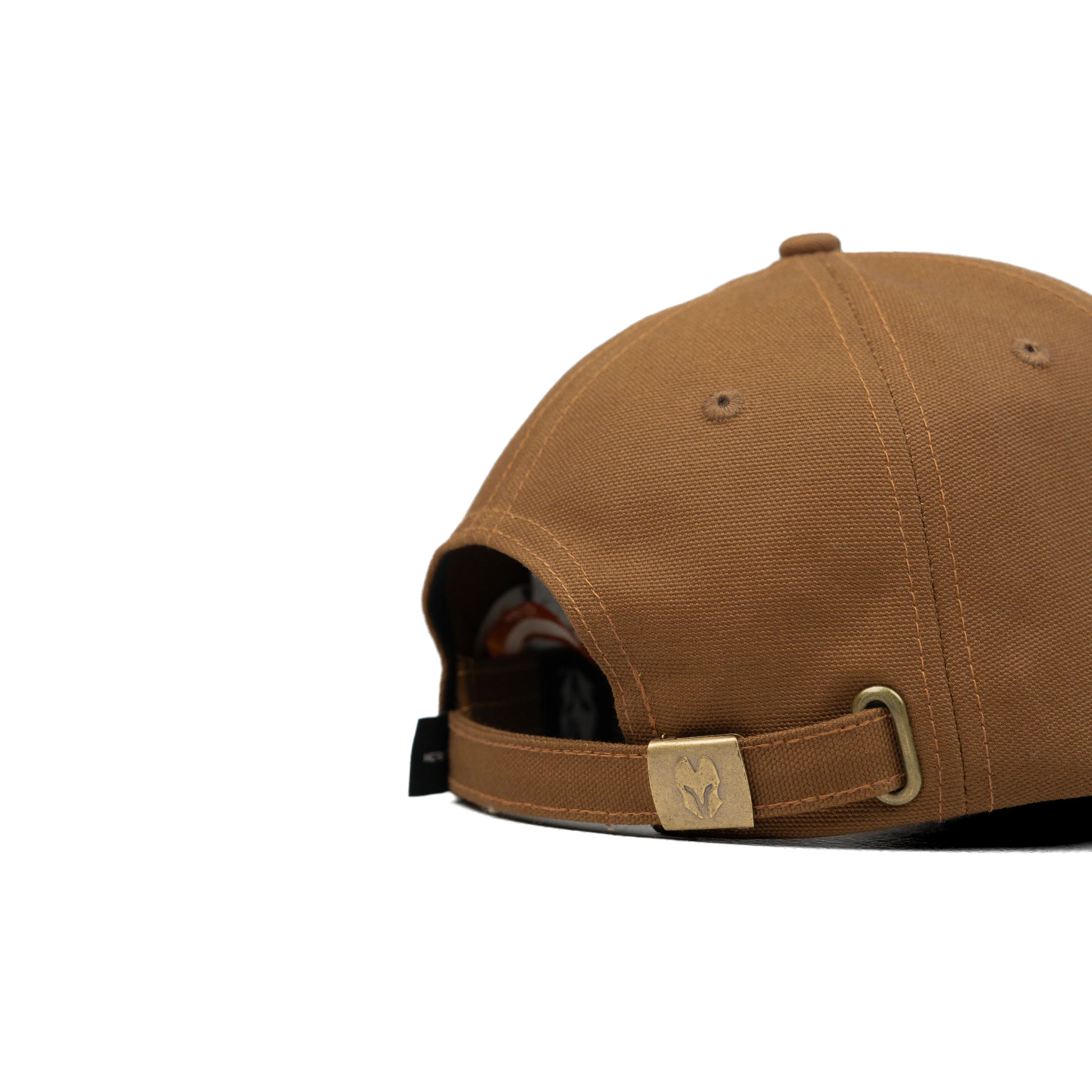 HEAD GEAR BROWN AND WHITE CONTRAST CANVAS CAP - Image 10
