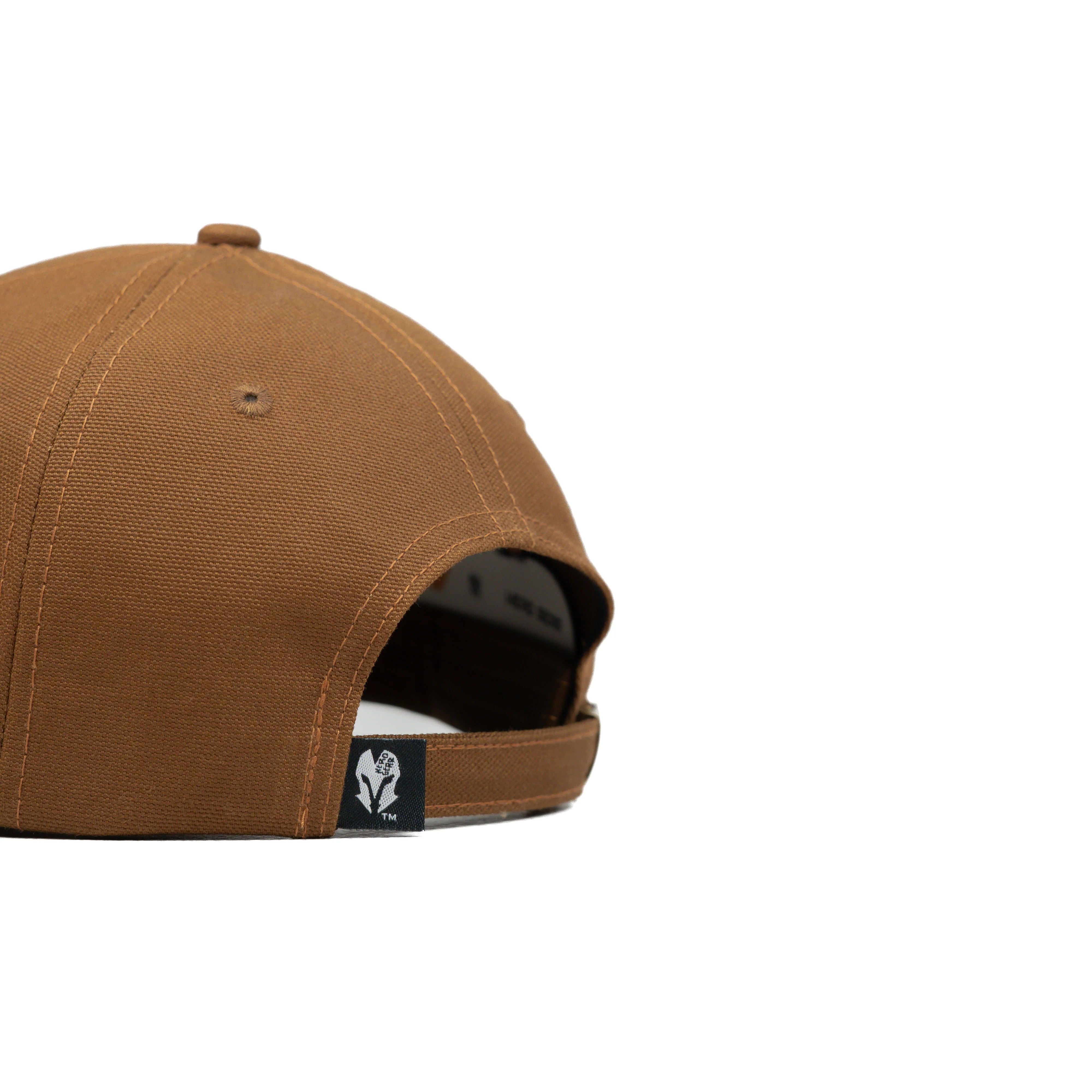 HEAD GEAR BROWN AND WHITE CONTRAST CANVAS CAP - Image 11