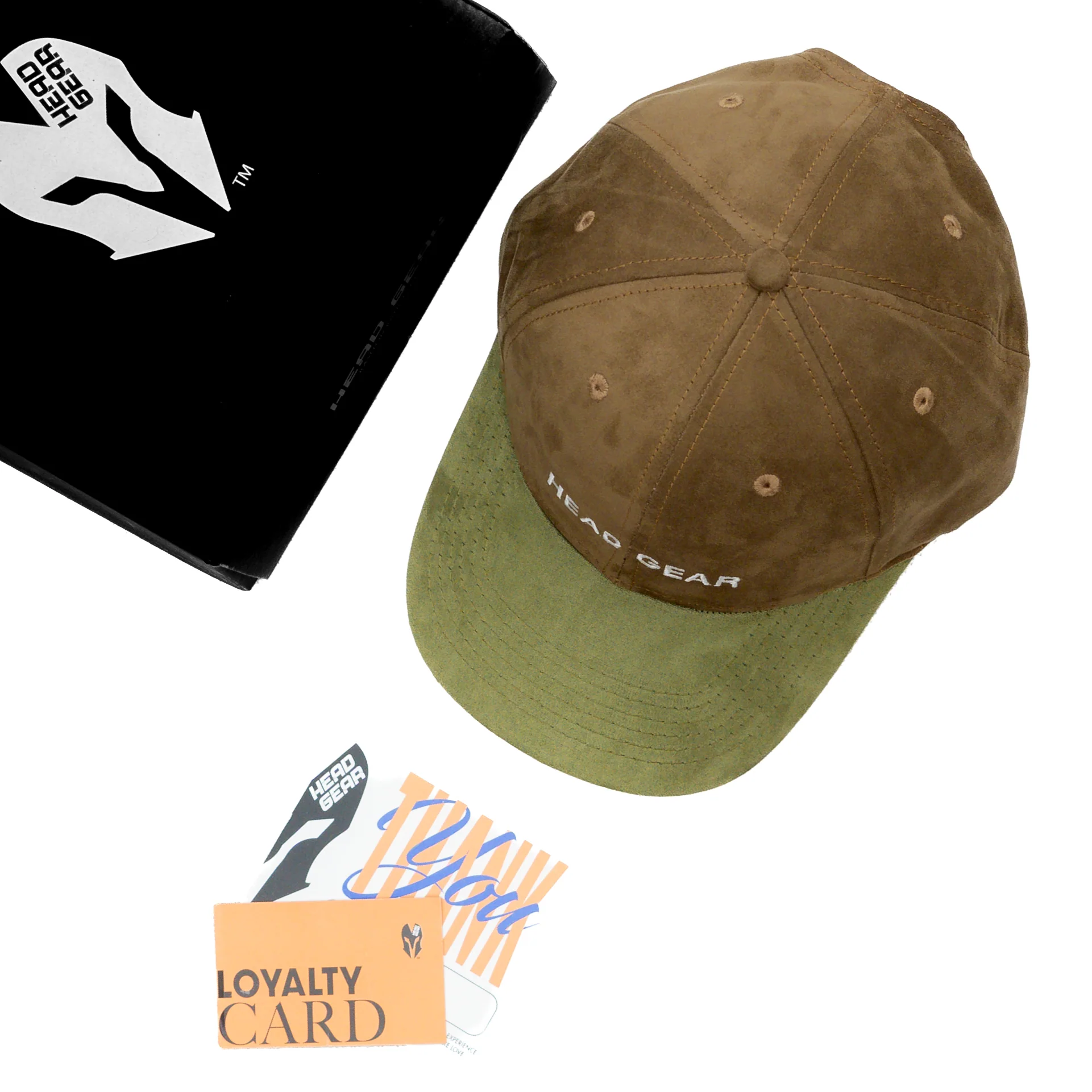HEAD GEAR BROWN OLIVE DUAL TONE CAP - Image 13