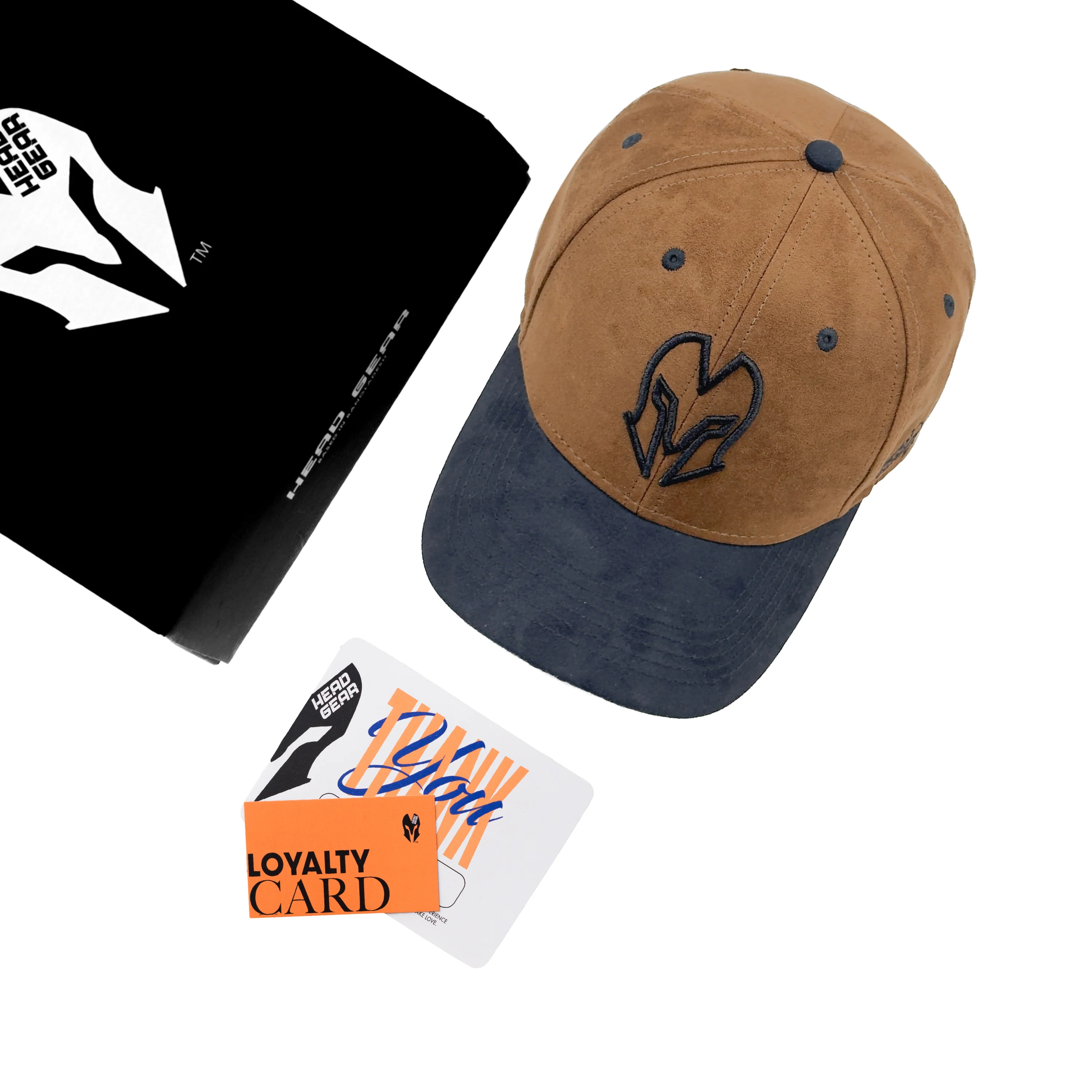 HEAD GEAR BROWN REDEFINED SUEDE CAP - Image 2