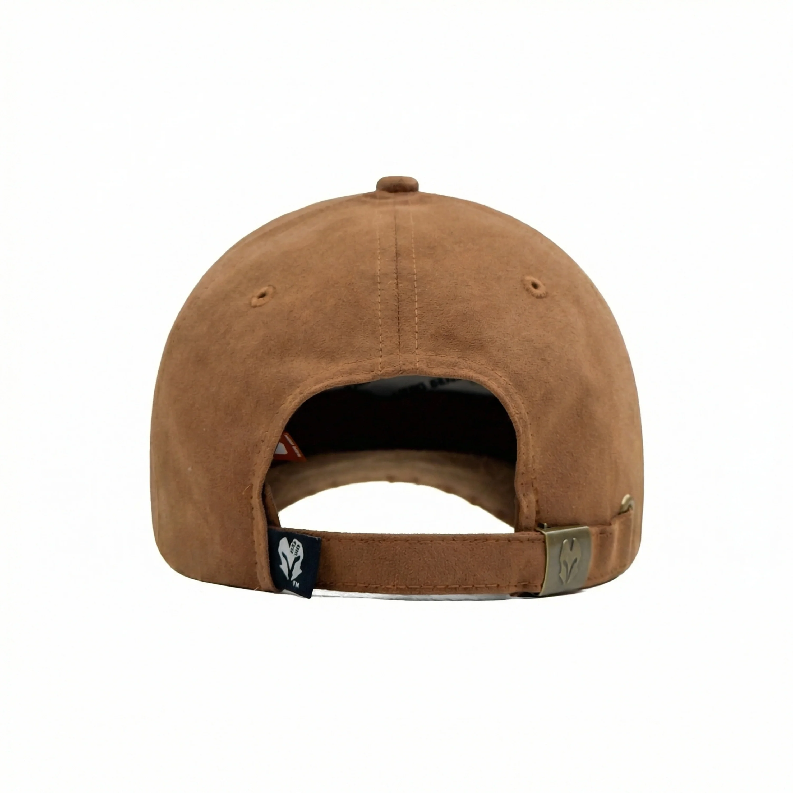 HEAD GEAR BROWN SUPER SUEDE CURVED VISOR CAP - Image 5