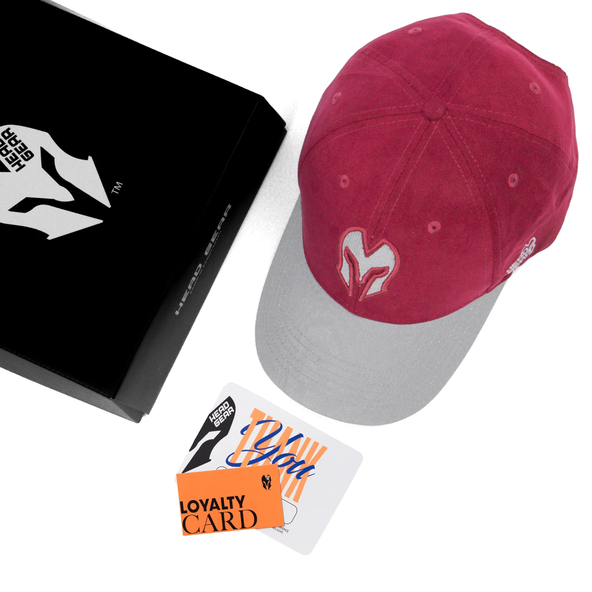 HEAD GEAR BURGUNDY REDEFINED SUEDE CAP - Image 2