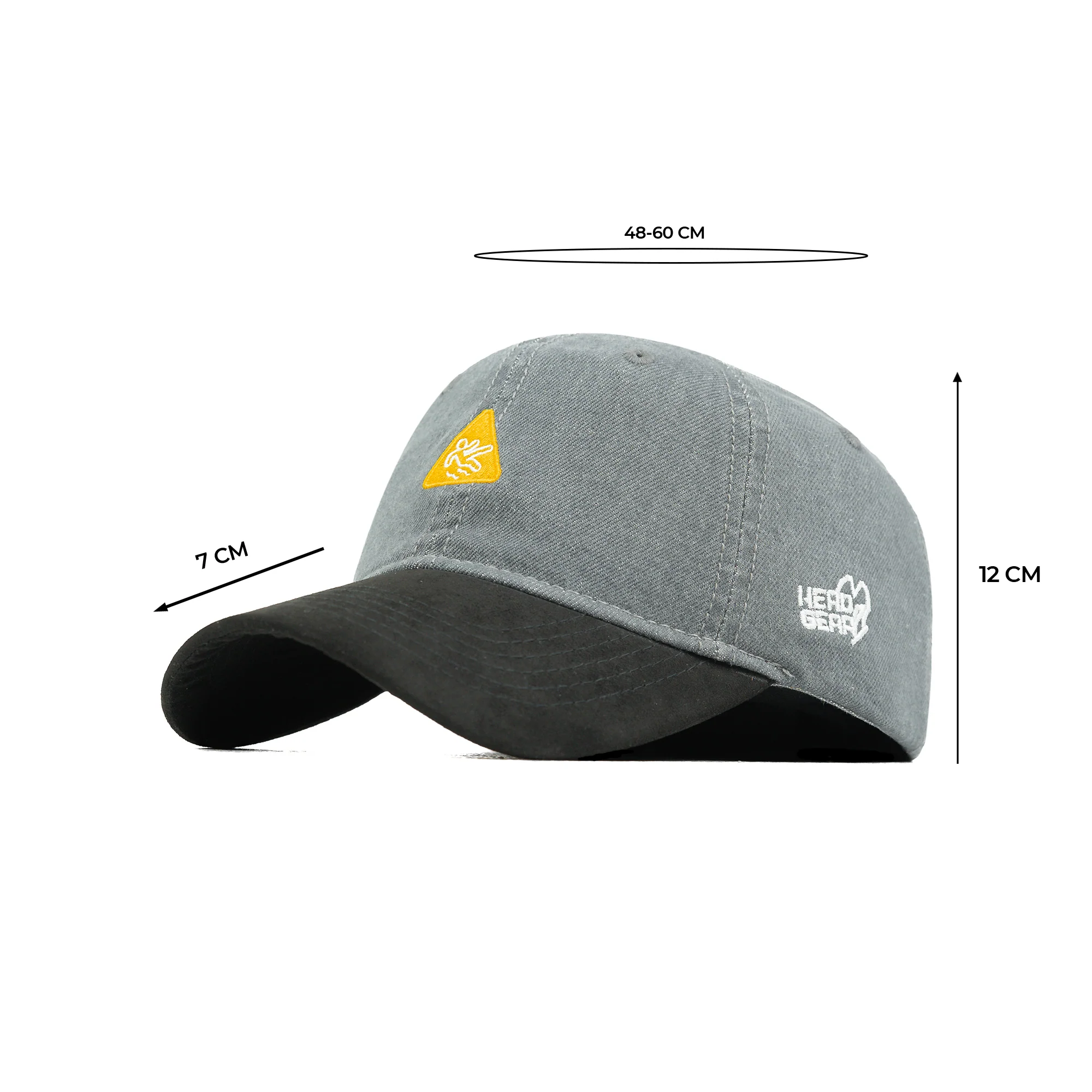 HEAD GEAR CAUTION WASHED DENIM CAP - Image 14