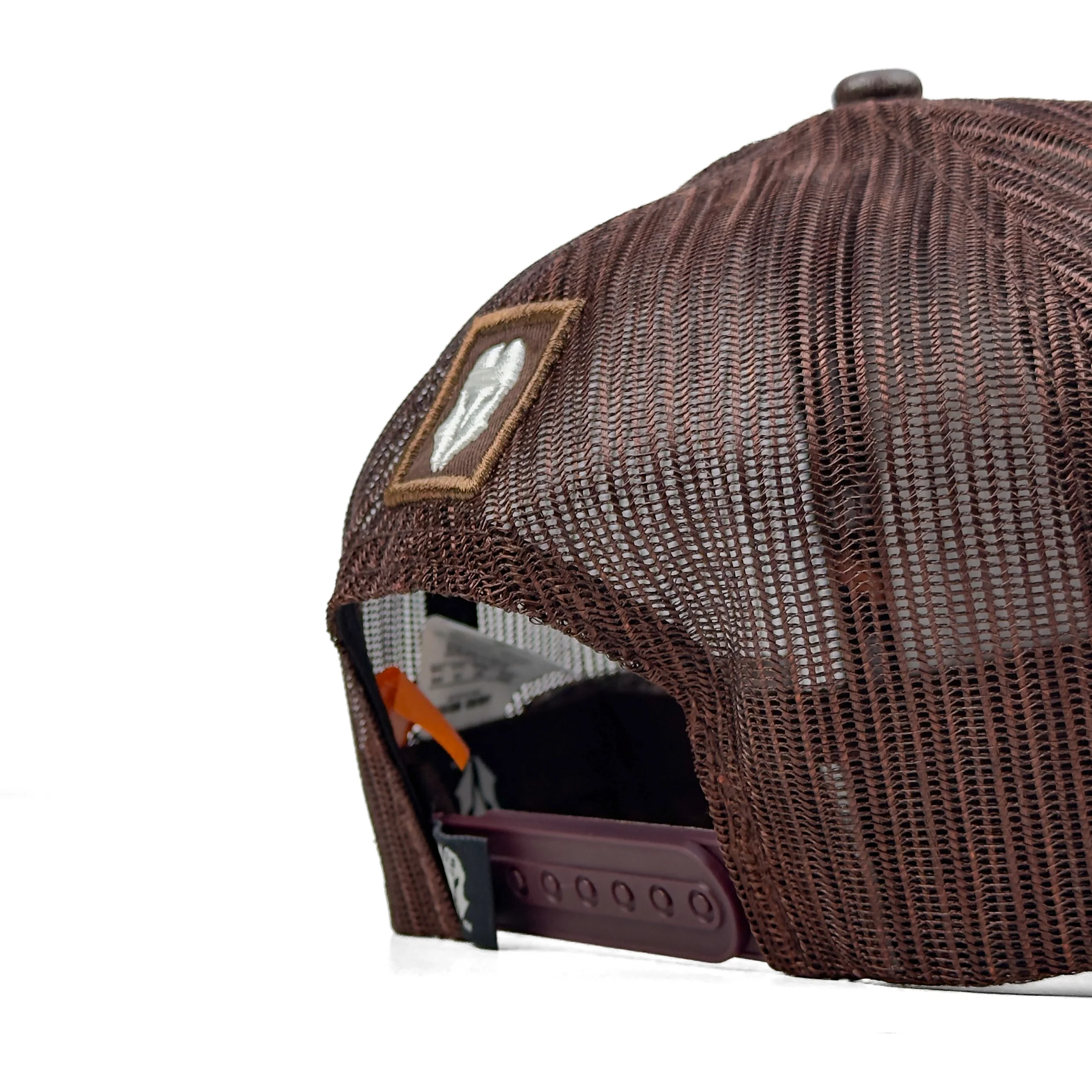 HEAD GEAR CHOCOLATE FAUX LEATHER TRUCKER LIMITED EDITION CAP - Image 11