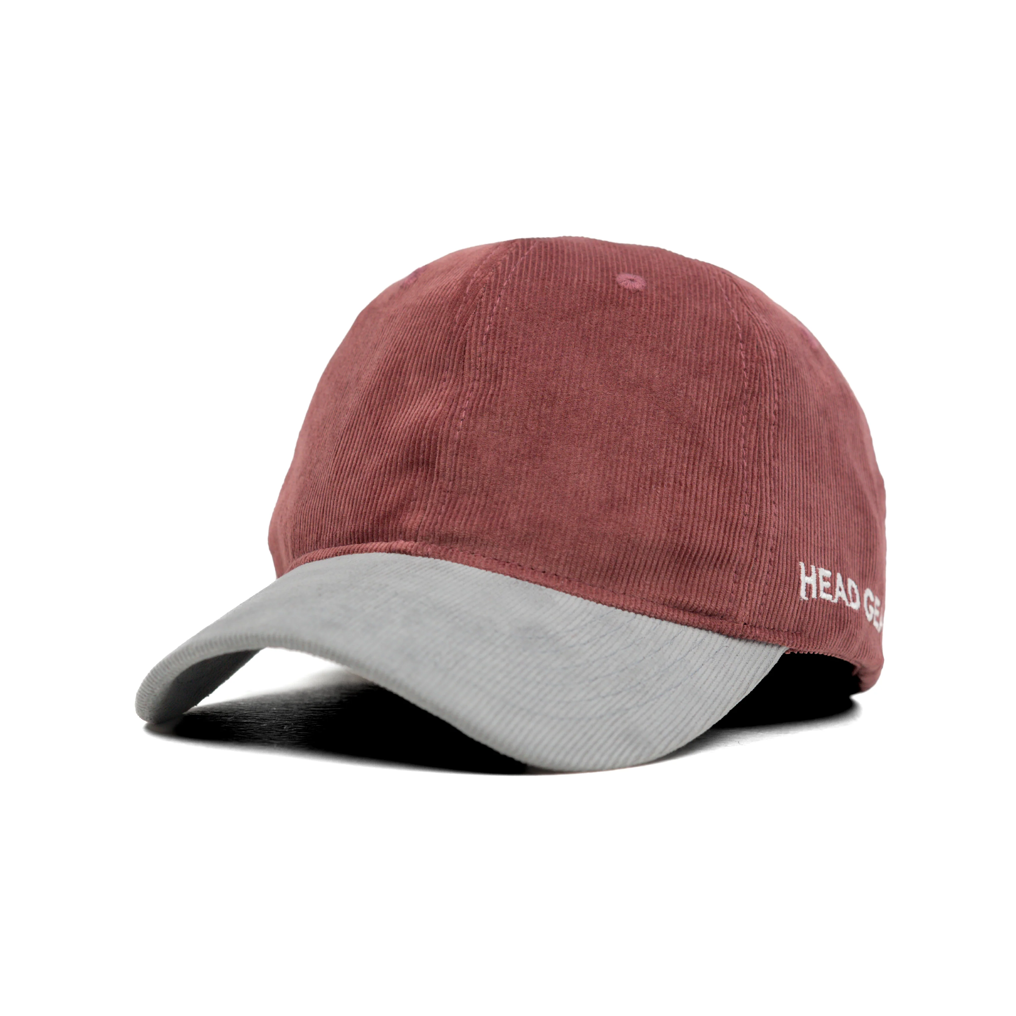 HEAD GEAR CHOCOLATE GREY DUAL TONE CORD CAP - Image 5