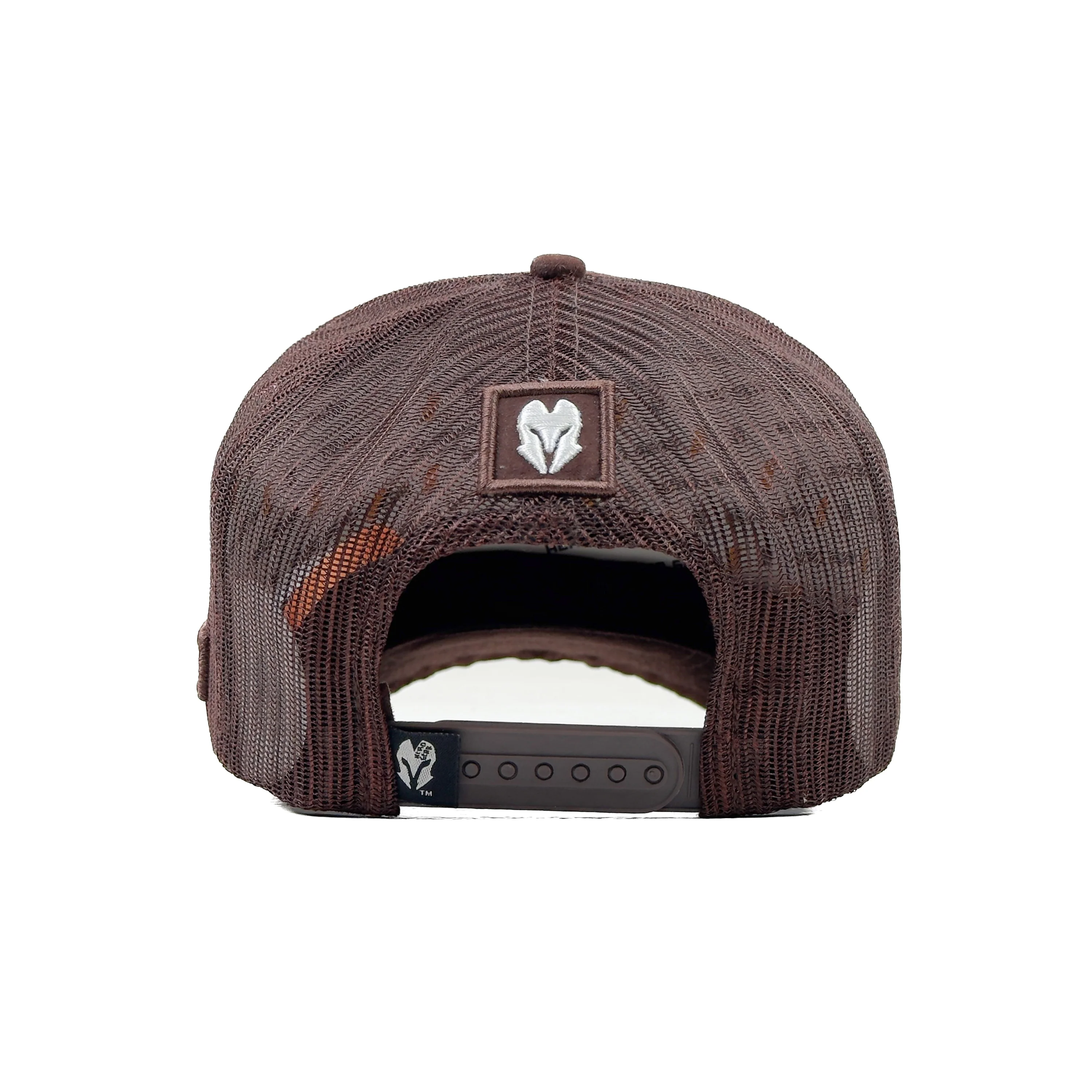 HEAD GEAR CHOCOLATE TRUCKER LEATHER PATCH CAP - Image 5