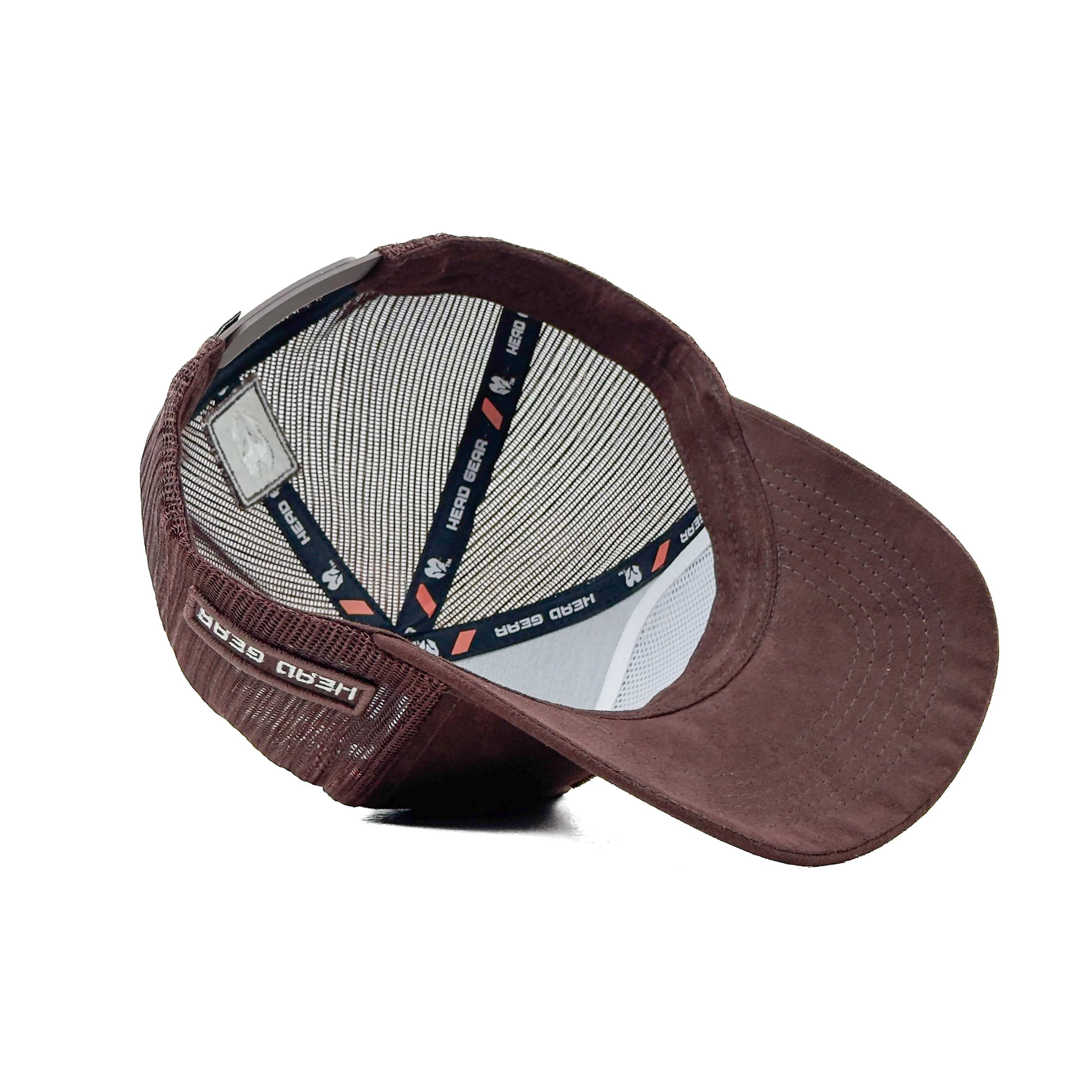 HEAD GEAR CHOCOLATE TRUCKER LEATHER PATCH CAP - Image 6