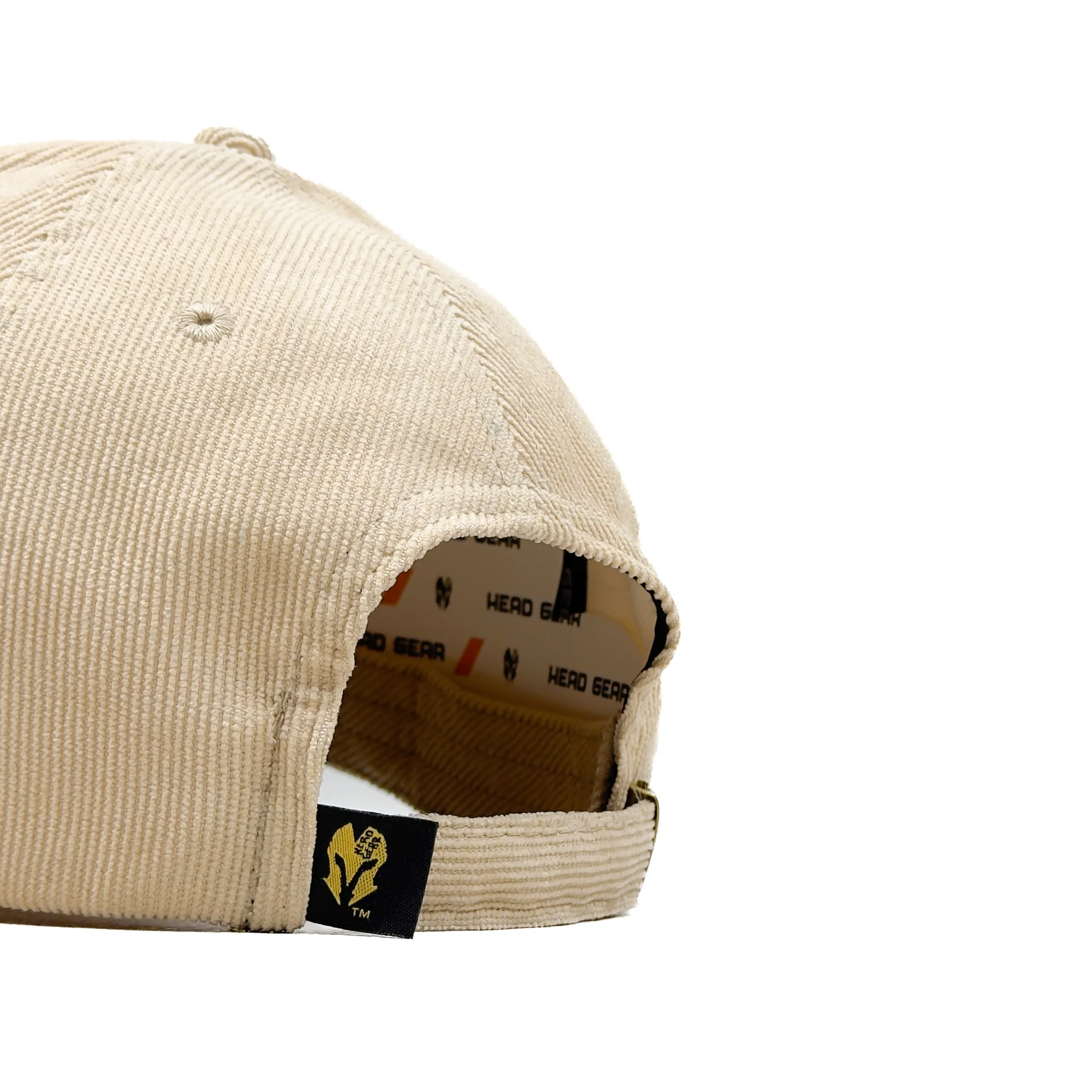 HEAD GEAR CREAM GOLD SUEDE CORD LIMITED EDITION CAP - Image 12