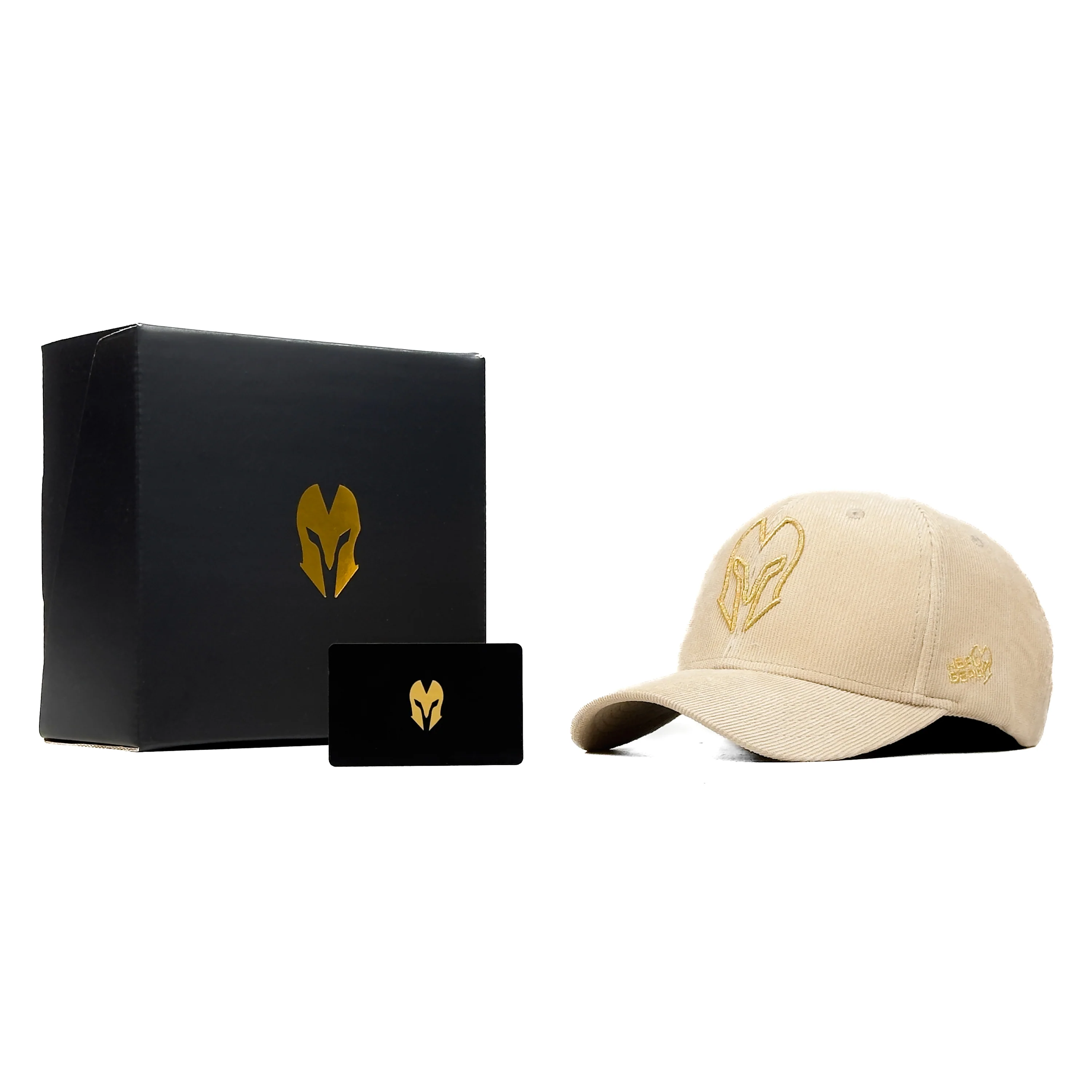 HEAD GEAR CREAM GOLD SUEDE CORD LIMITED EDITION CAP - Image 2