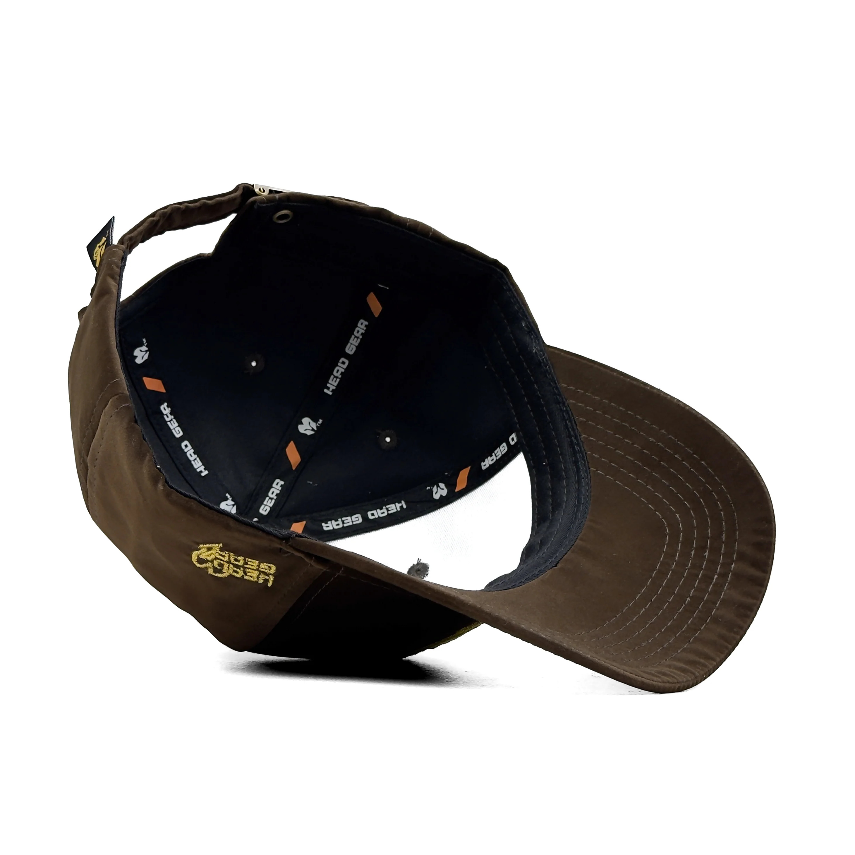 HEAD GEAR DARK OLIVE GOLD VELVET LIMITED EDITION CAP - Image 13