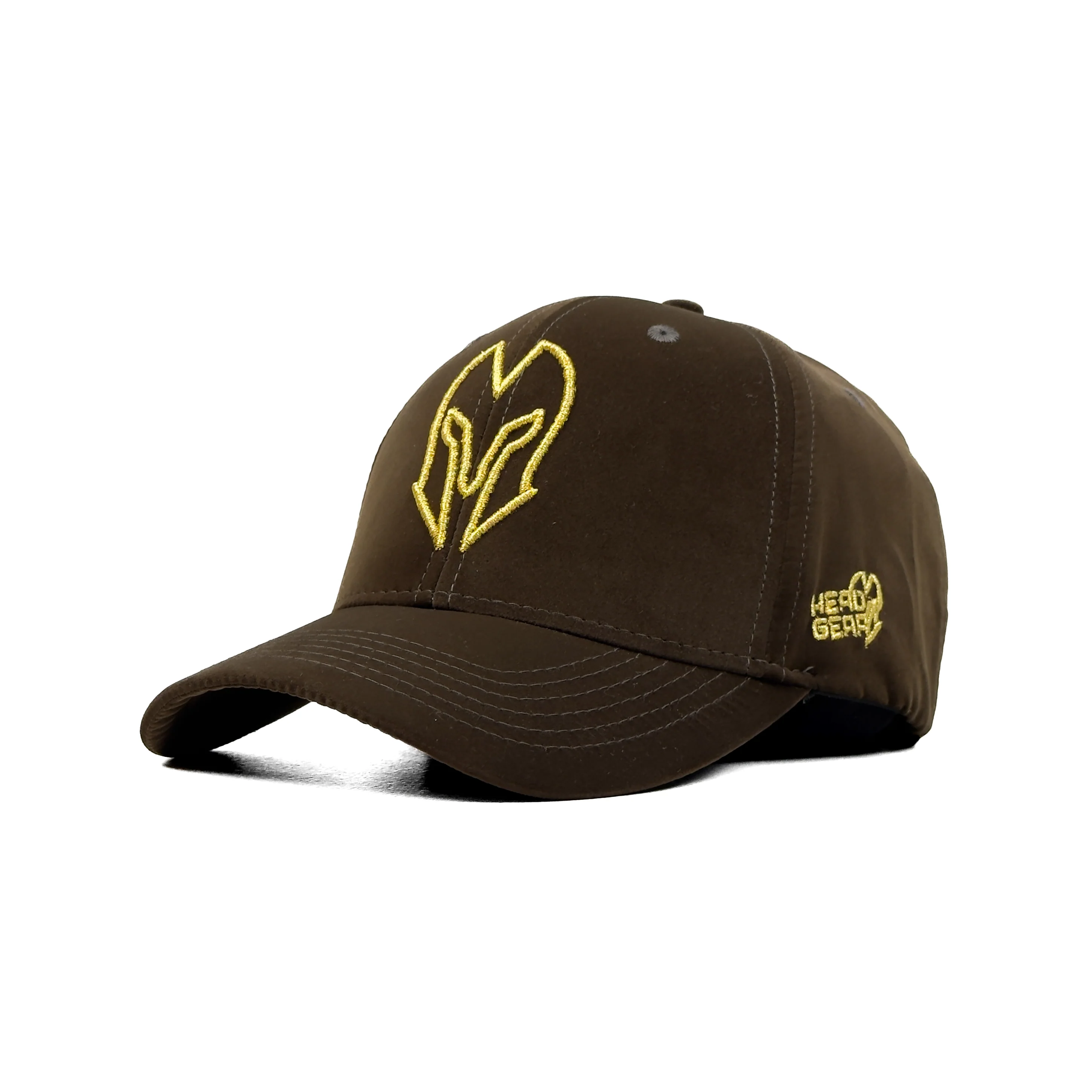 HEAD GEAR DARK OLIVE GOLD VELVET LIMITED EDITION CAP - Image 6