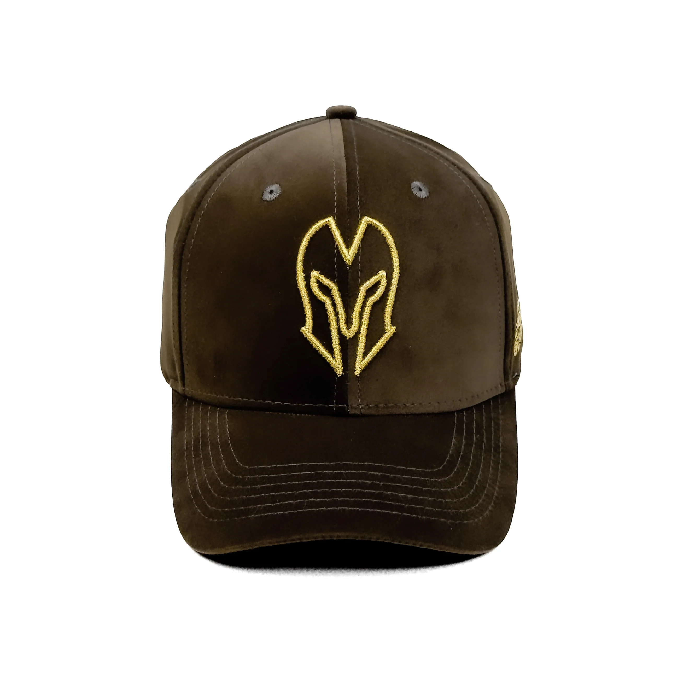 HEAD GEAR DARK OLIVE GOLD VELVET LIMITED EDITION CAP - Image 9