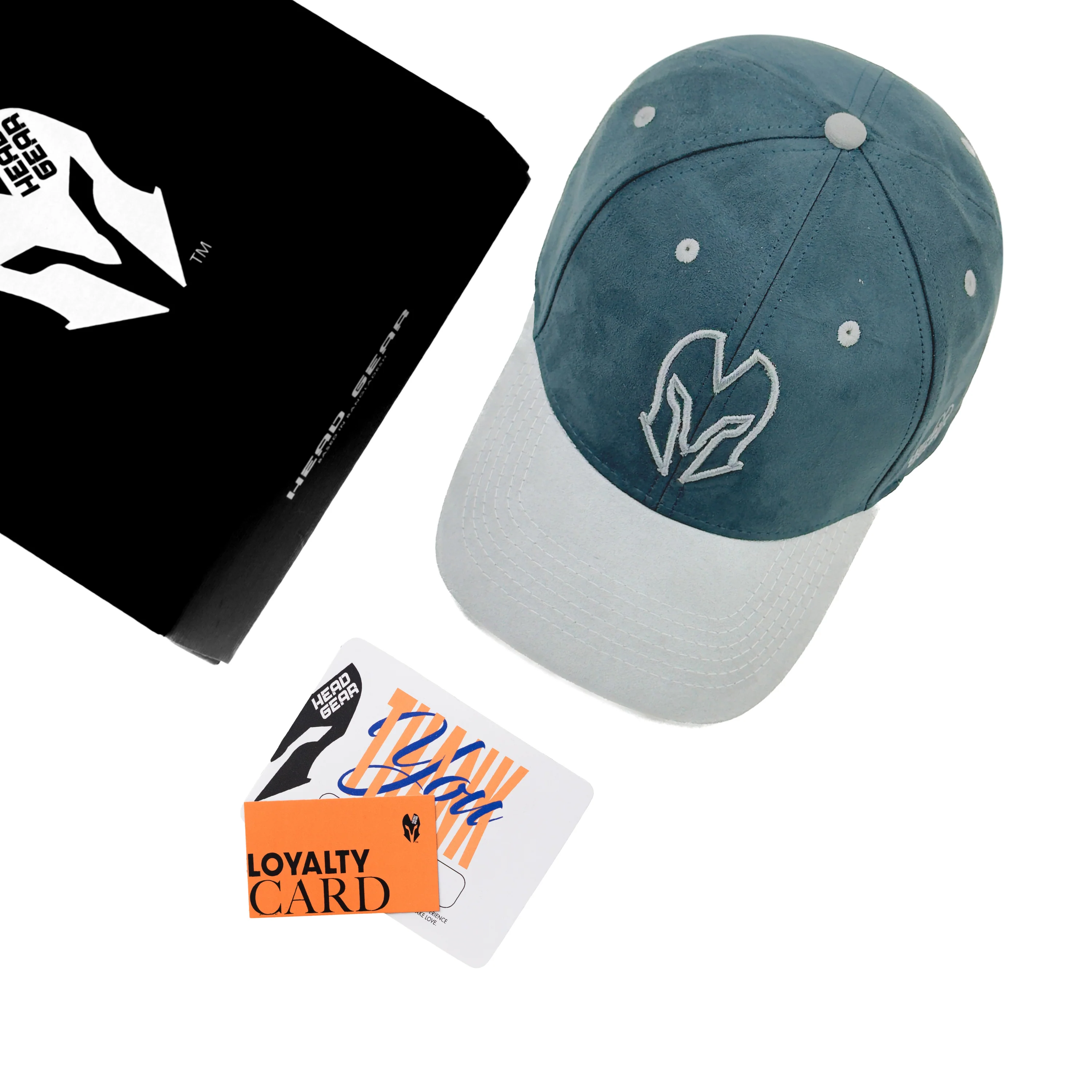 HEAD GEAR DEEP PASTE LIGHT GREY REDEFINED SUEDE CAP - Image 2