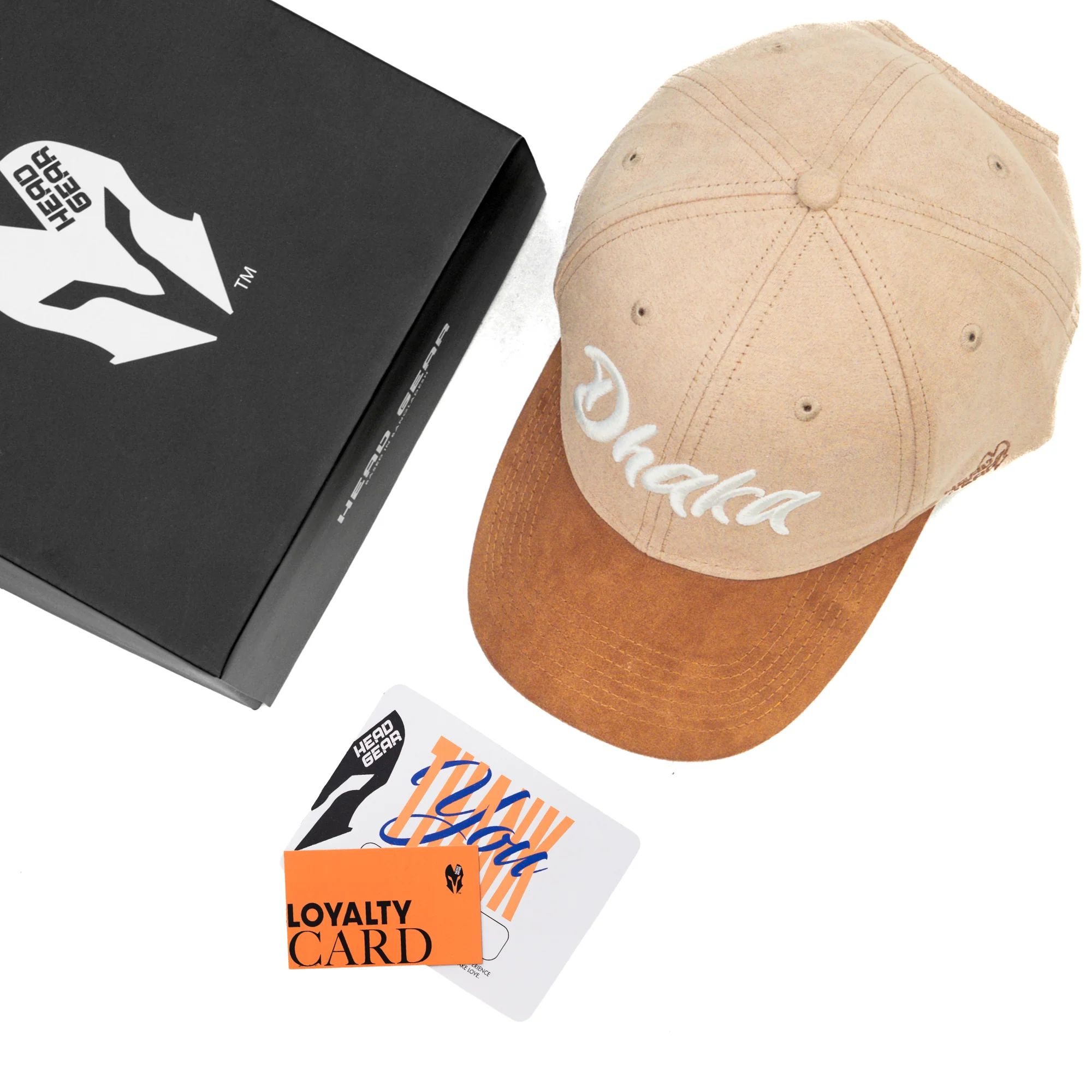 HEAD GEAR DHAKA BEIGE BROWN CAP - Image 2