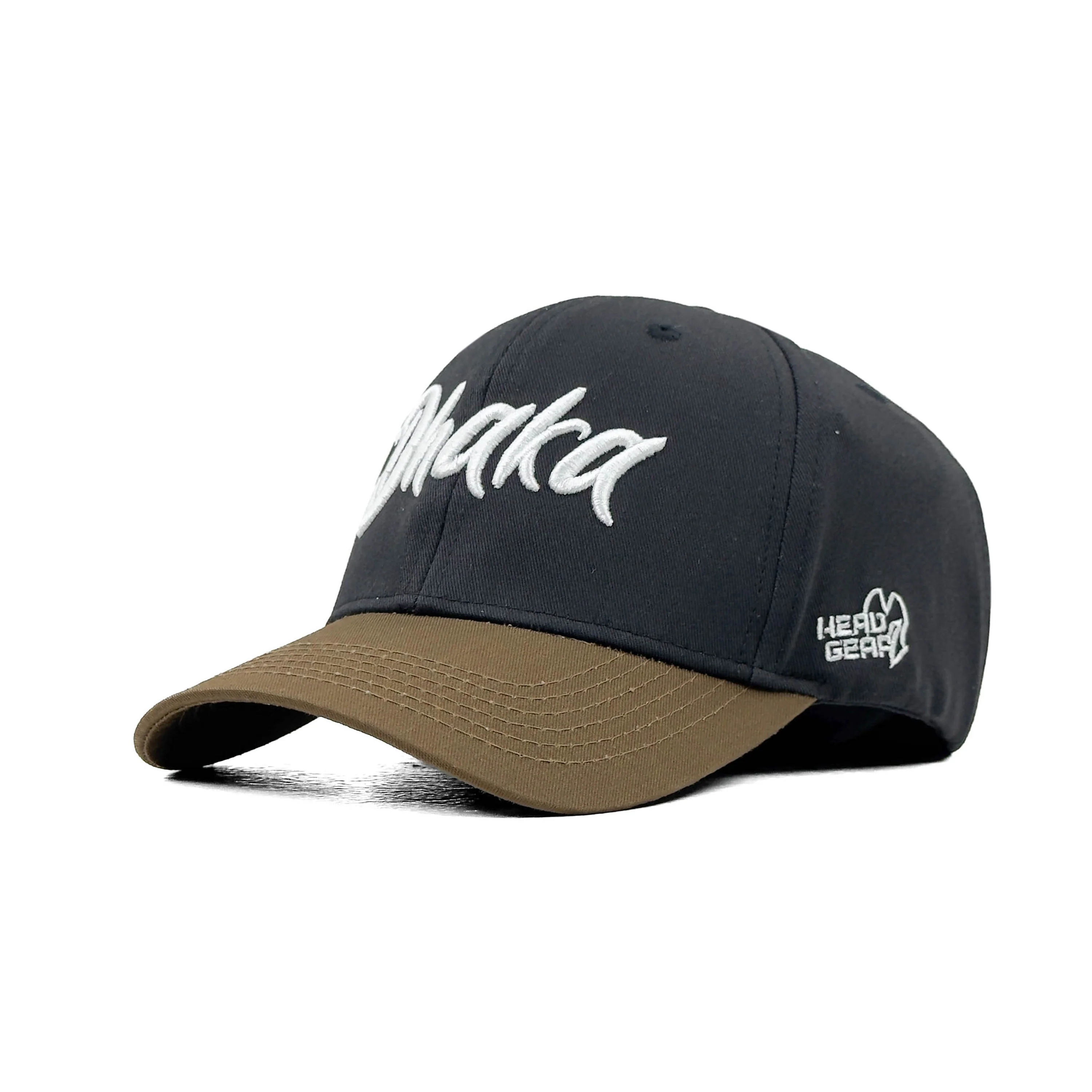 HEAD GEAR DHAKA BLACK AND DARK OLIVE CAP - Image 7
