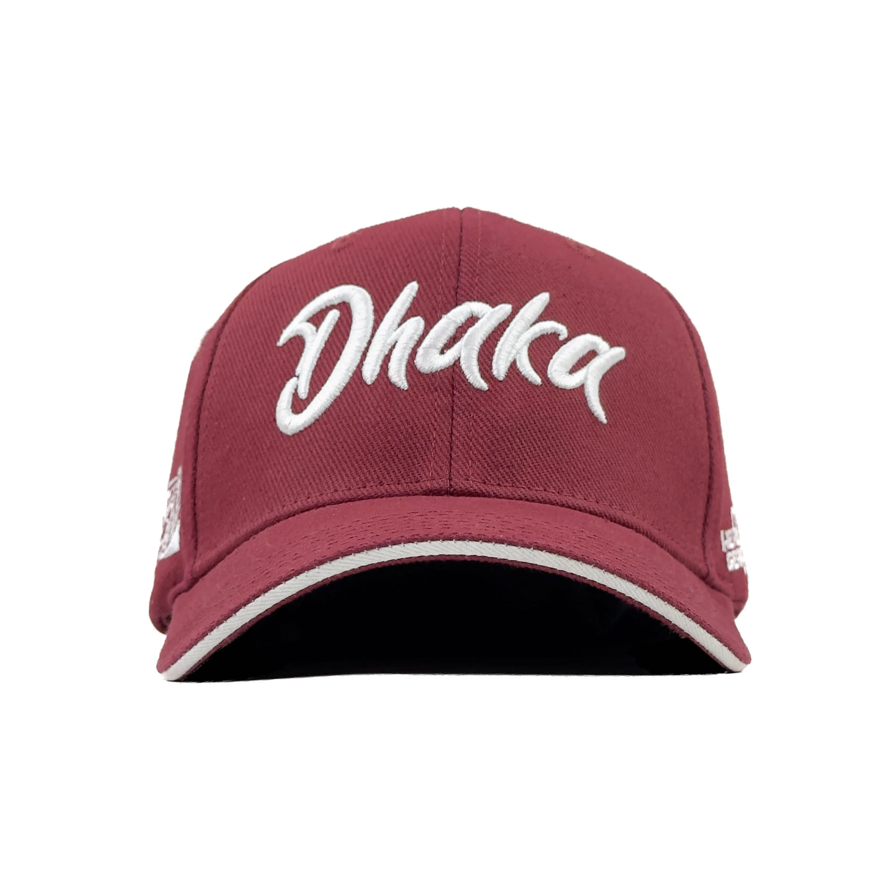 HEAD GEAR DHAKA MAROON SANDWICH CAP - Image 4