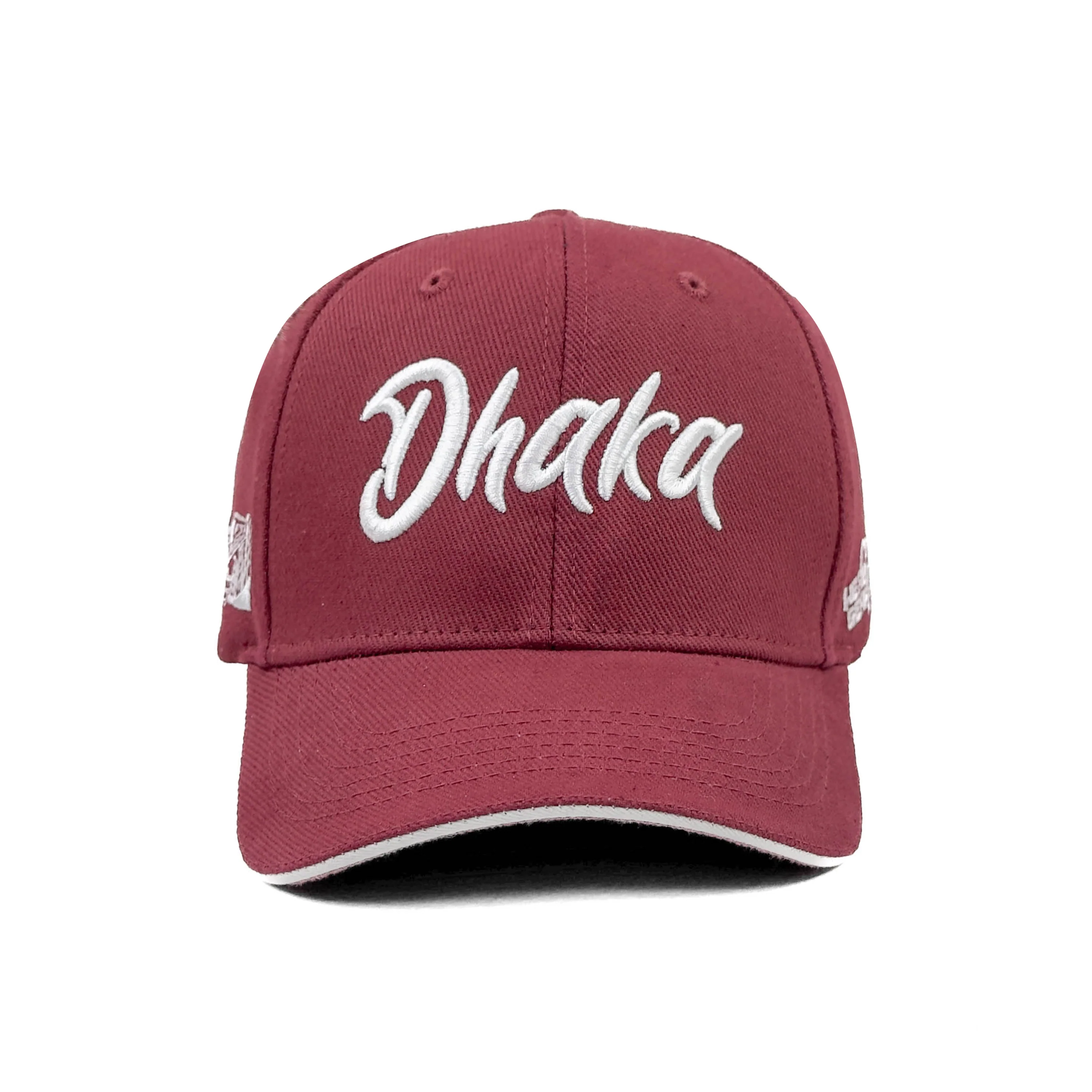 HEAD GEAR DHAKA MAROON SANDWICH CAP - Image 8