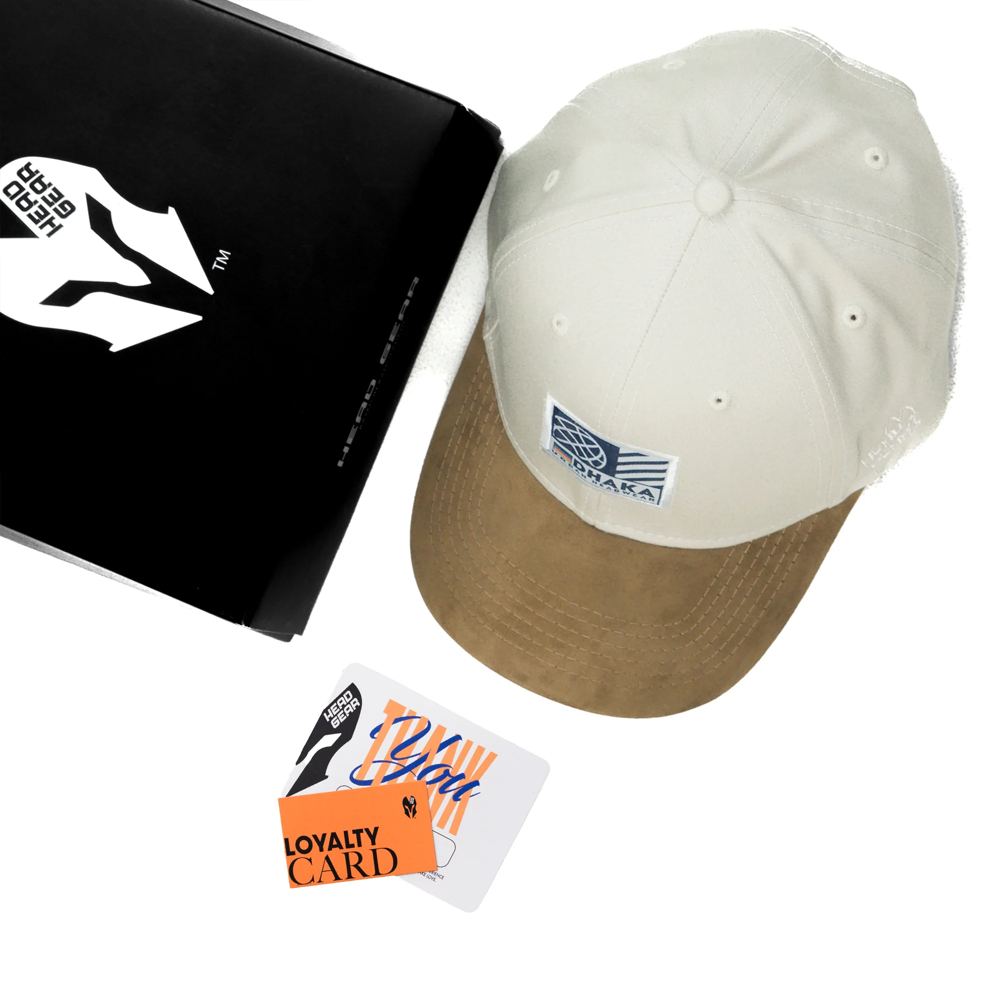 HEAD GEAR DHAKA OFF-WHITE PATCH EDITION CAP - Image 2