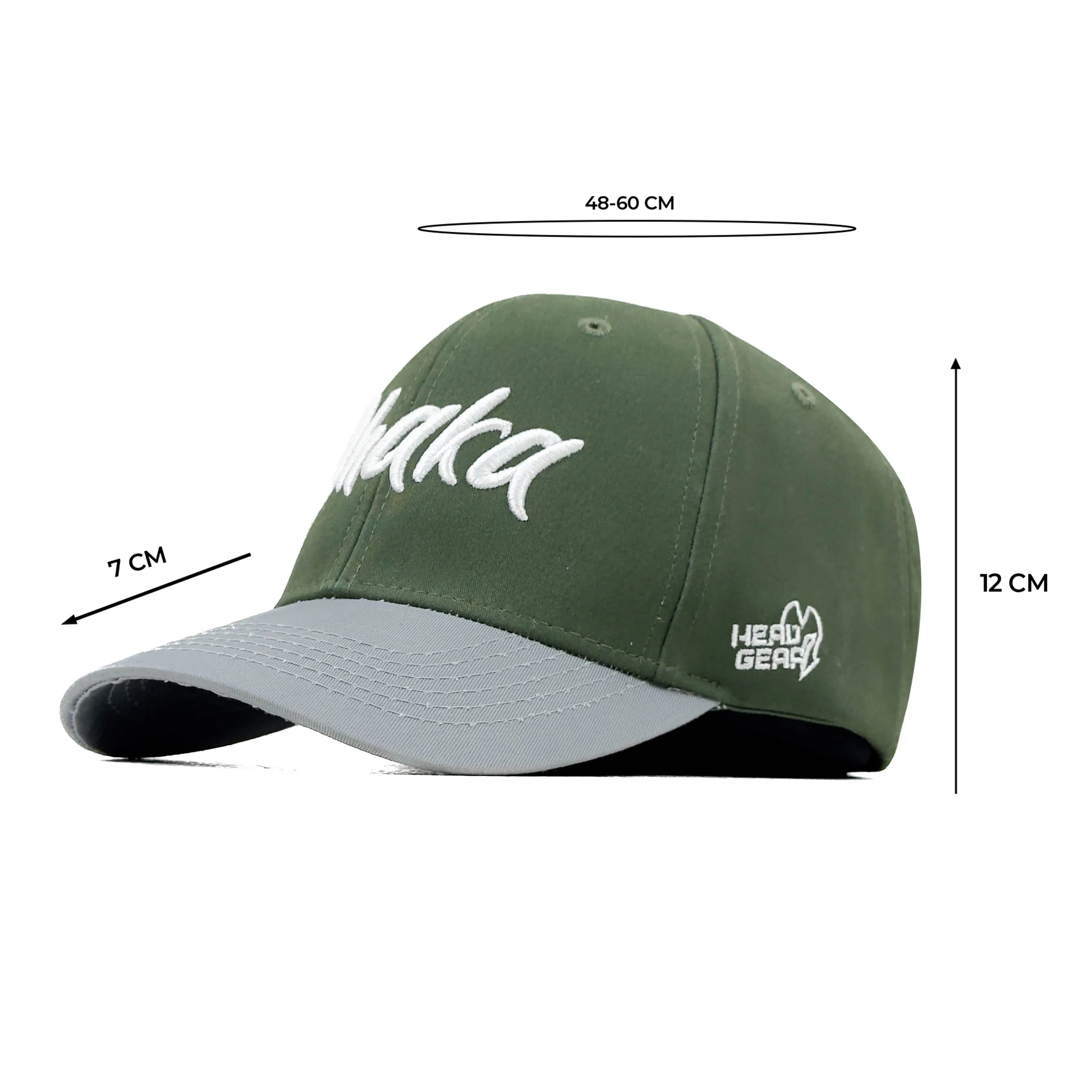 HEAD GEAR DHAKA OLIVE AND LIGHT GREY CAP - Image 13