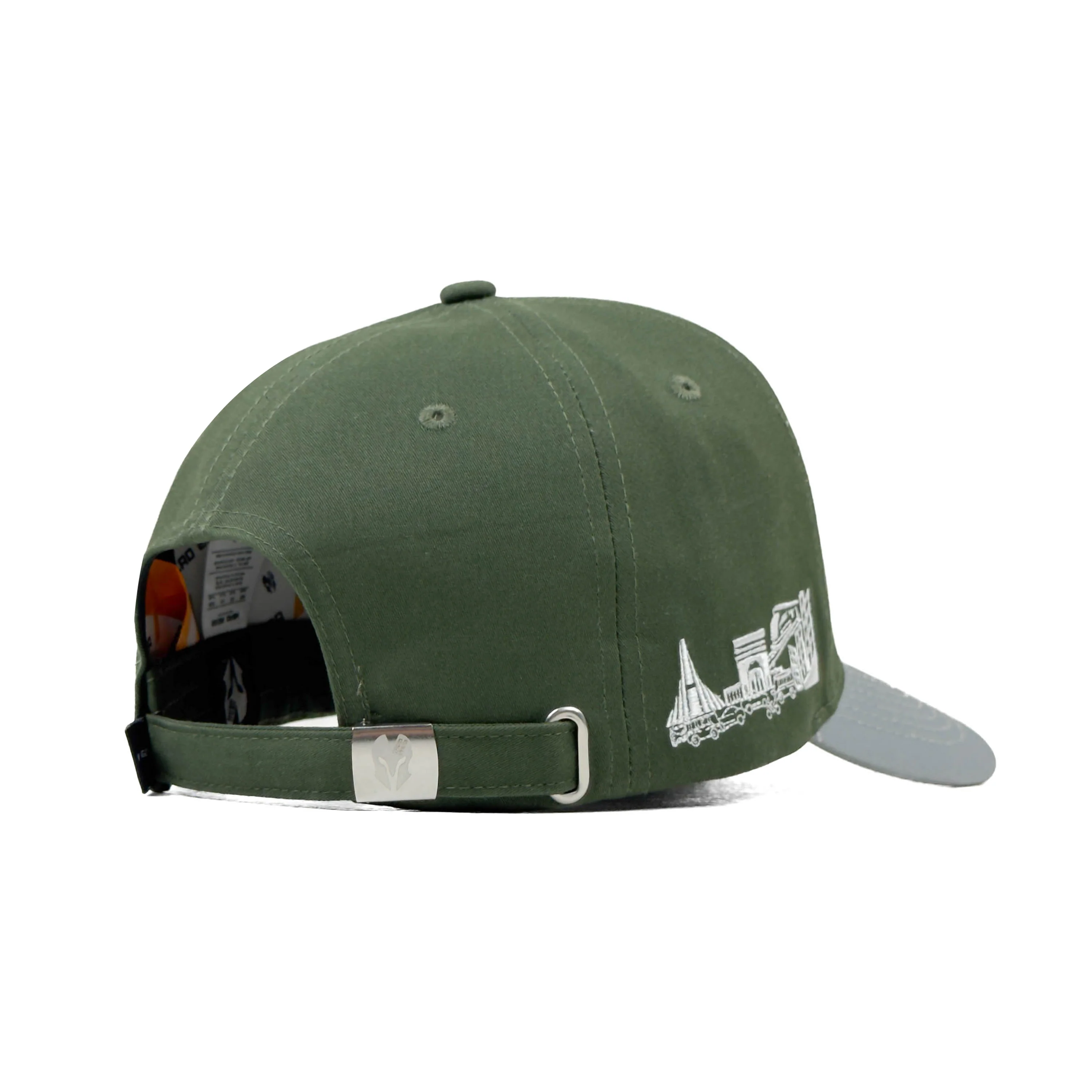 HEAD GEAR DHAKA OLIVE AND LIGHT GREY CAP - Image 9