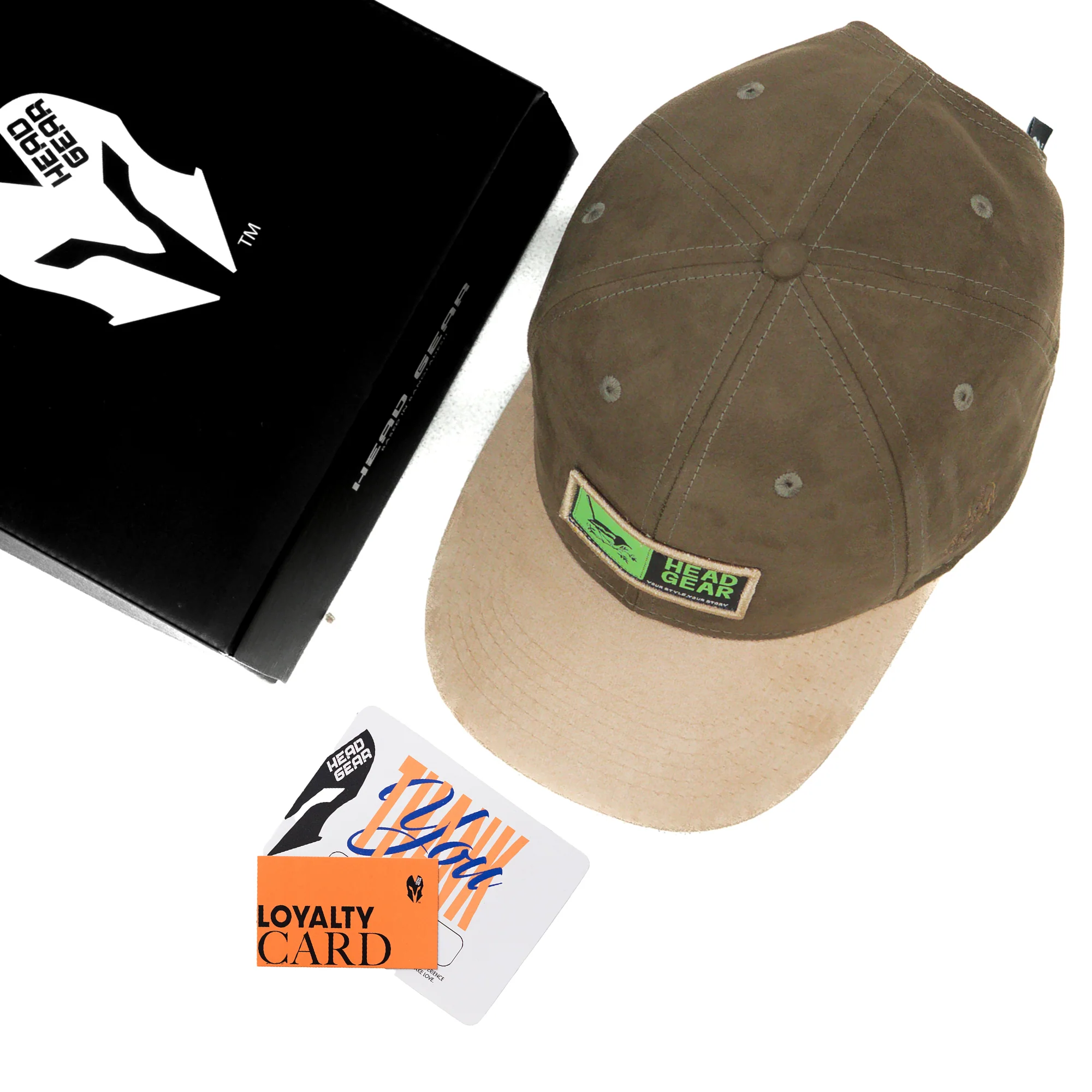 HEAD GEAR DOEL PATCH OLIVE CAP - Image 2