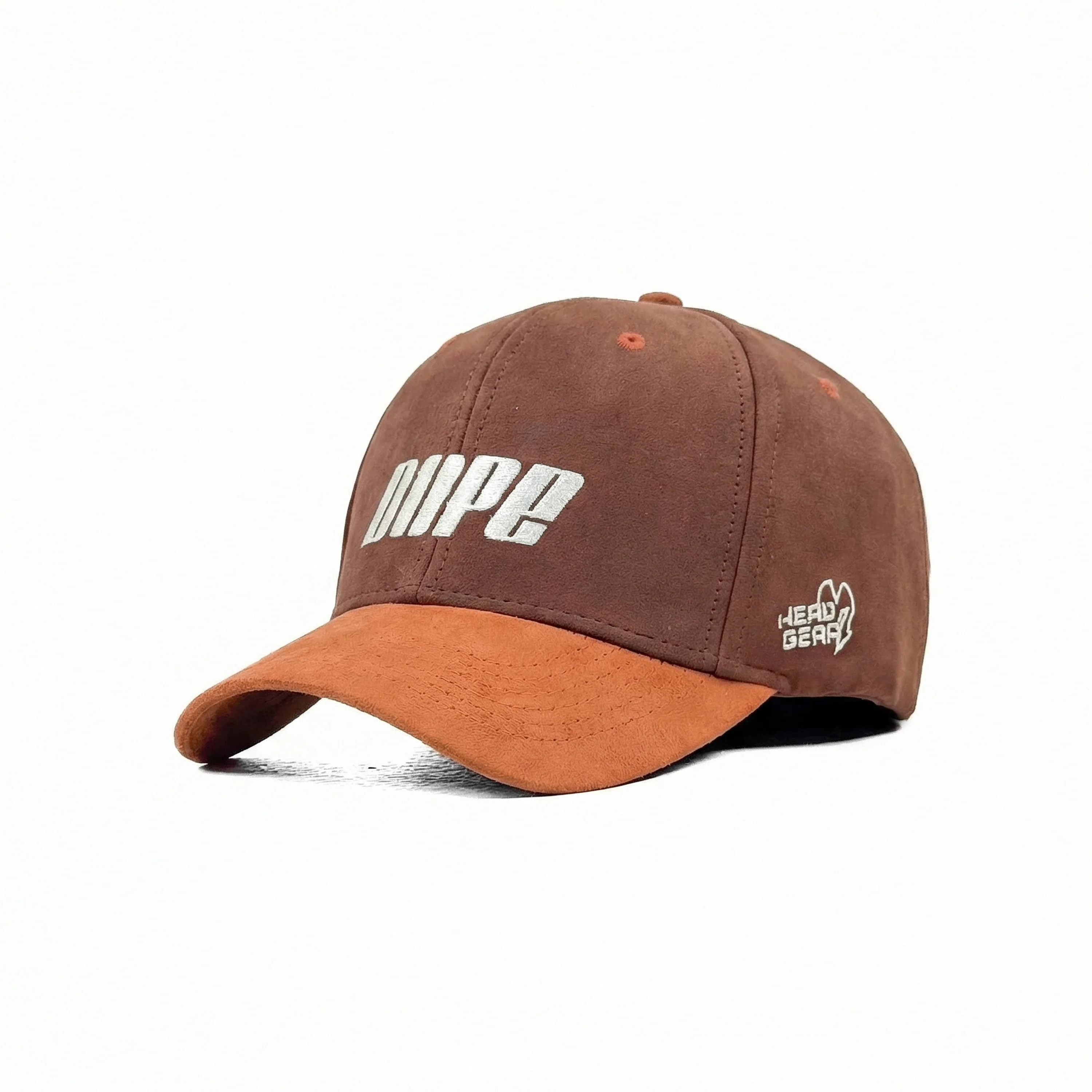HEAD GEAR DOPE BROWN AND ORANGE CAP - Image 5