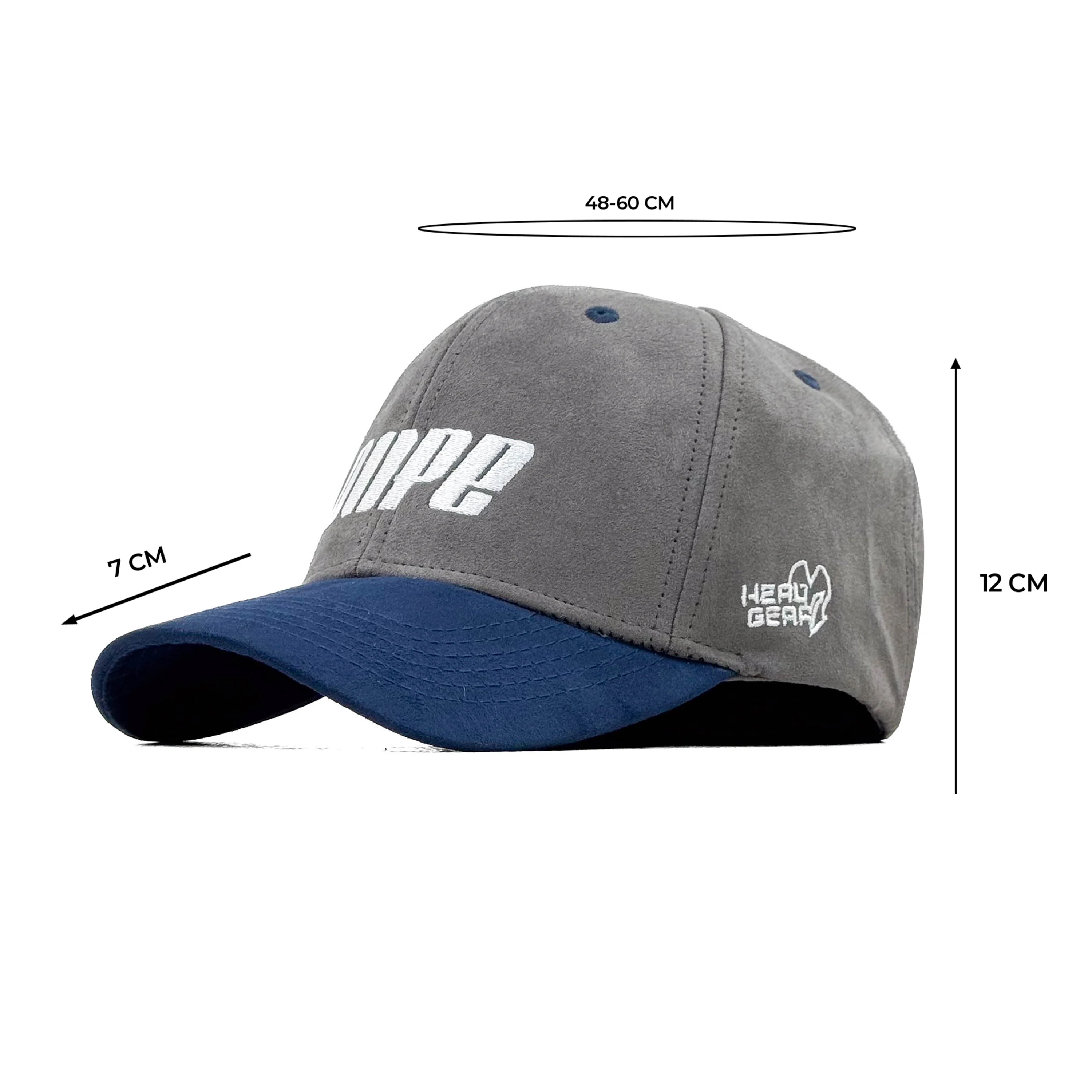 HEAD GEAR DOPE GREY AND NAVY BLUE CAP - Image 13