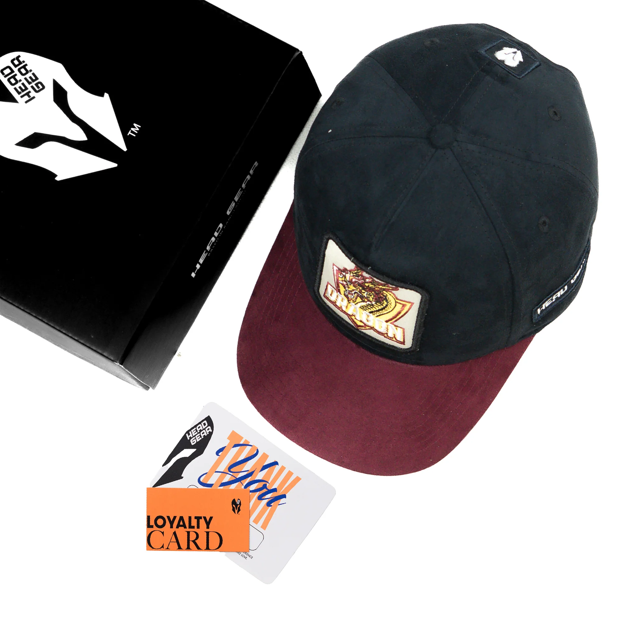 HEAD GEAR DRAGON 3D PATCH PREMIUM HIGH CROWN CAP - Image 2