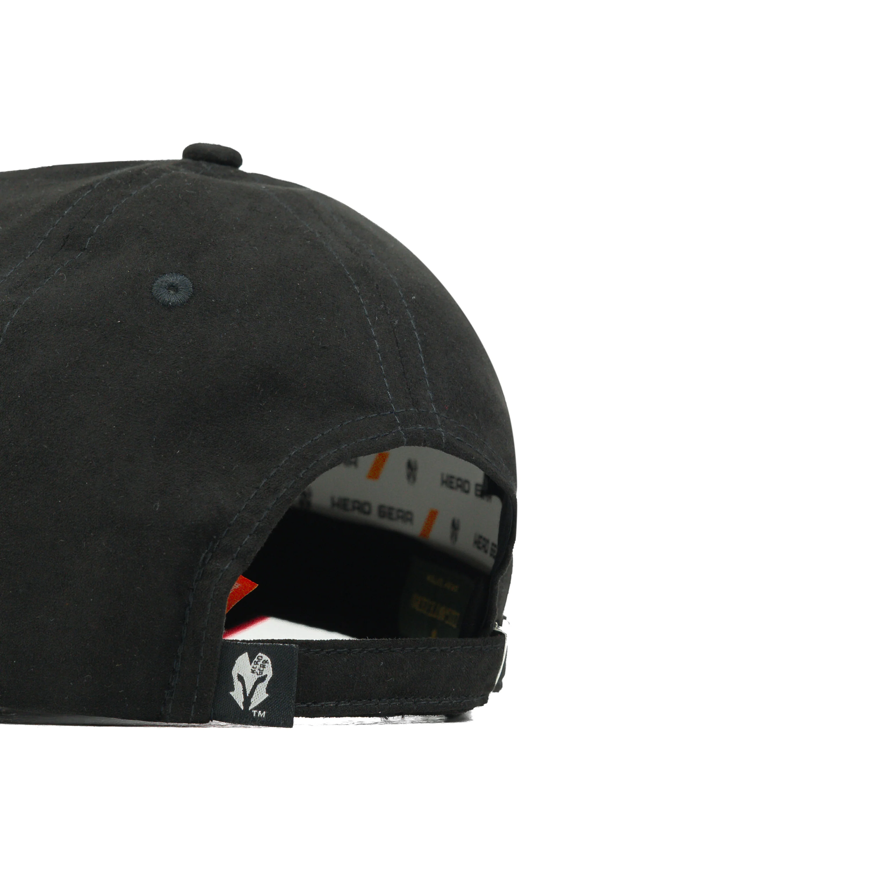 HEAD GEAR ELEGANTE ZERO BLACK SANDWICH RED CAP (NO LOGO) - Image 11