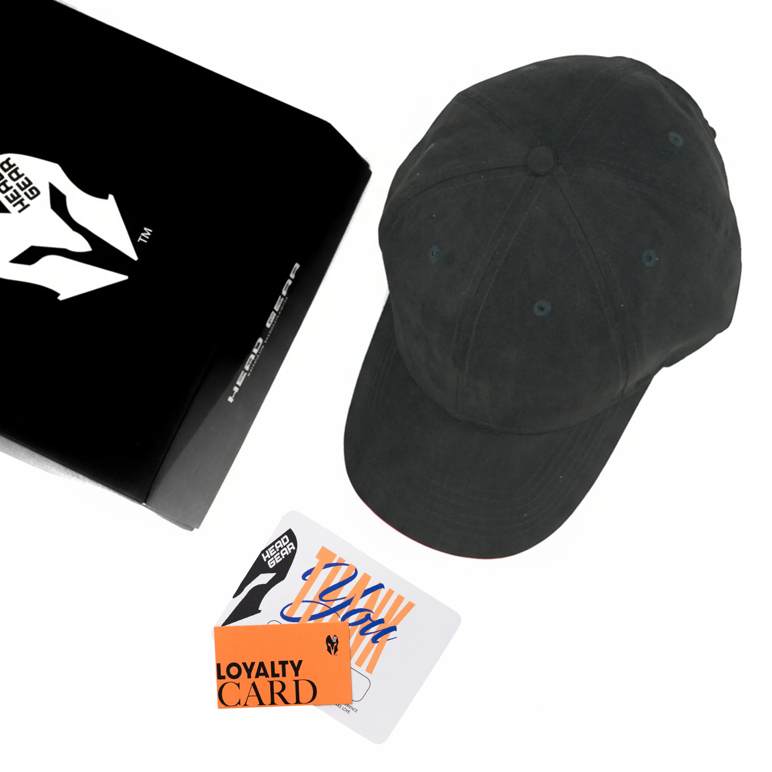 HEAD GEAR ELEGANTE ZERO BLACK SANDWICH NEON CAP (NO LOGO) - Image 2